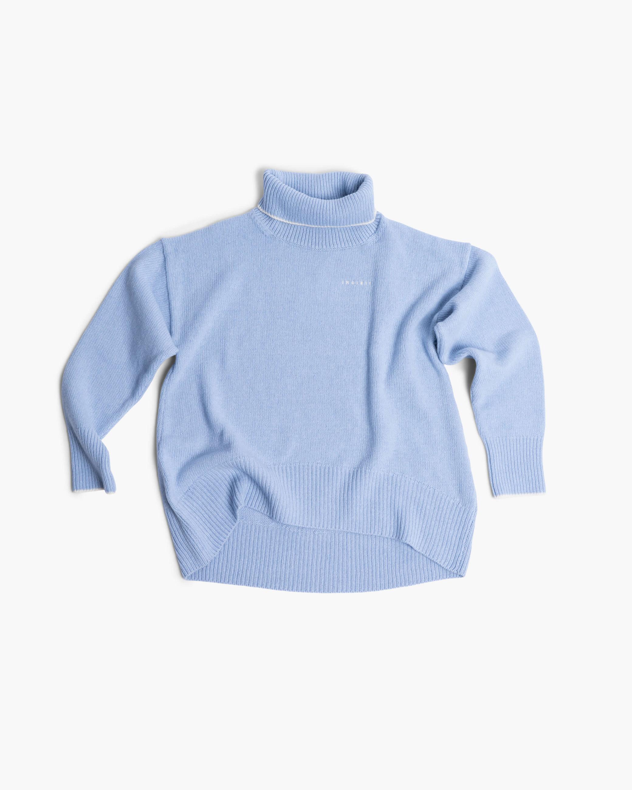 Dámské Mikiny Inuikii High Neck Knit Svetrové Blankyt | 51204IGOT