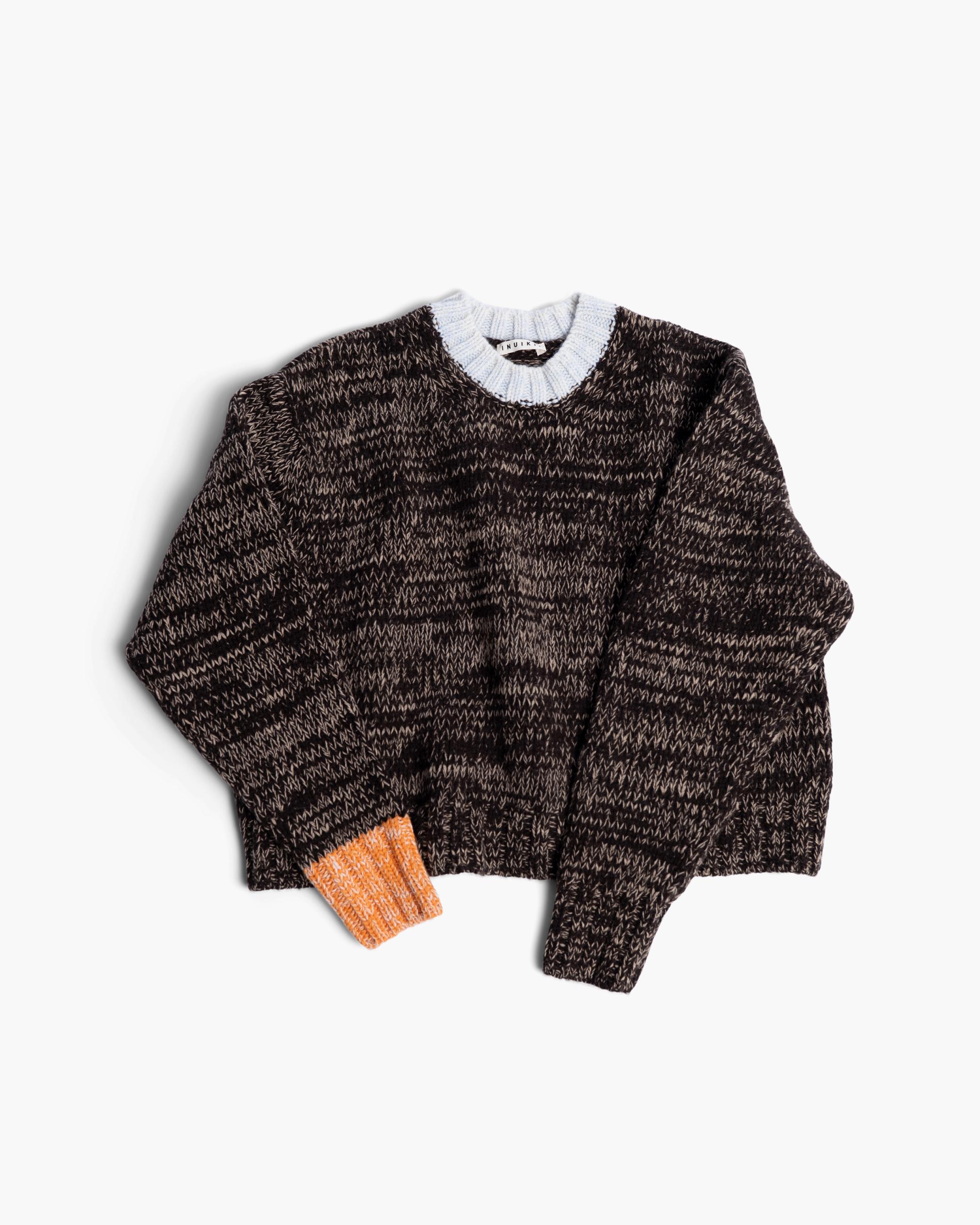 Dámské Mikiny Inuikii Relaxed Knit Svetrové Hnědé Béžová | 48257VQFZ