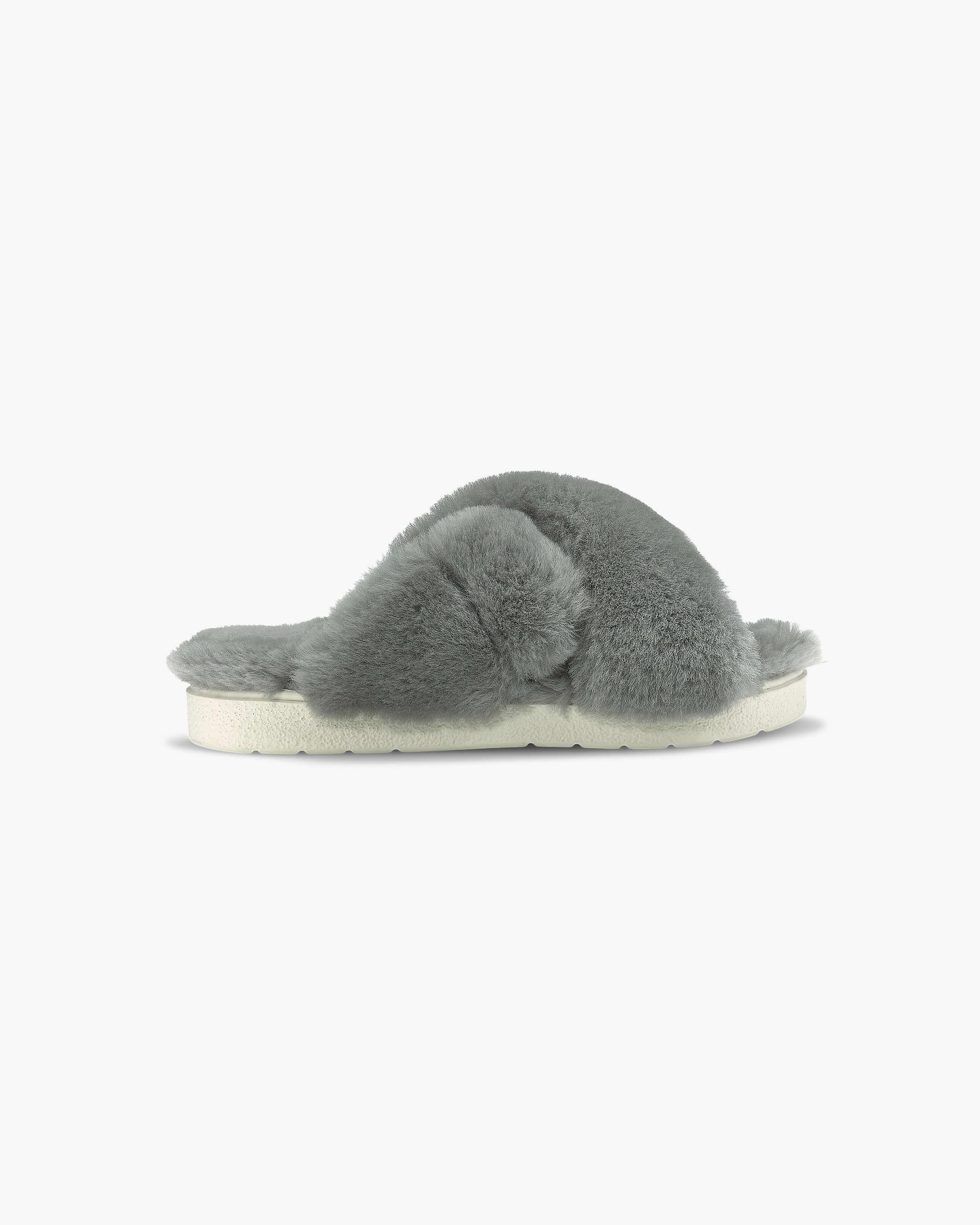 Dámské Pantofle Inuikii Classic Shearling Pantofle Světle Šedé | 14082YXCA