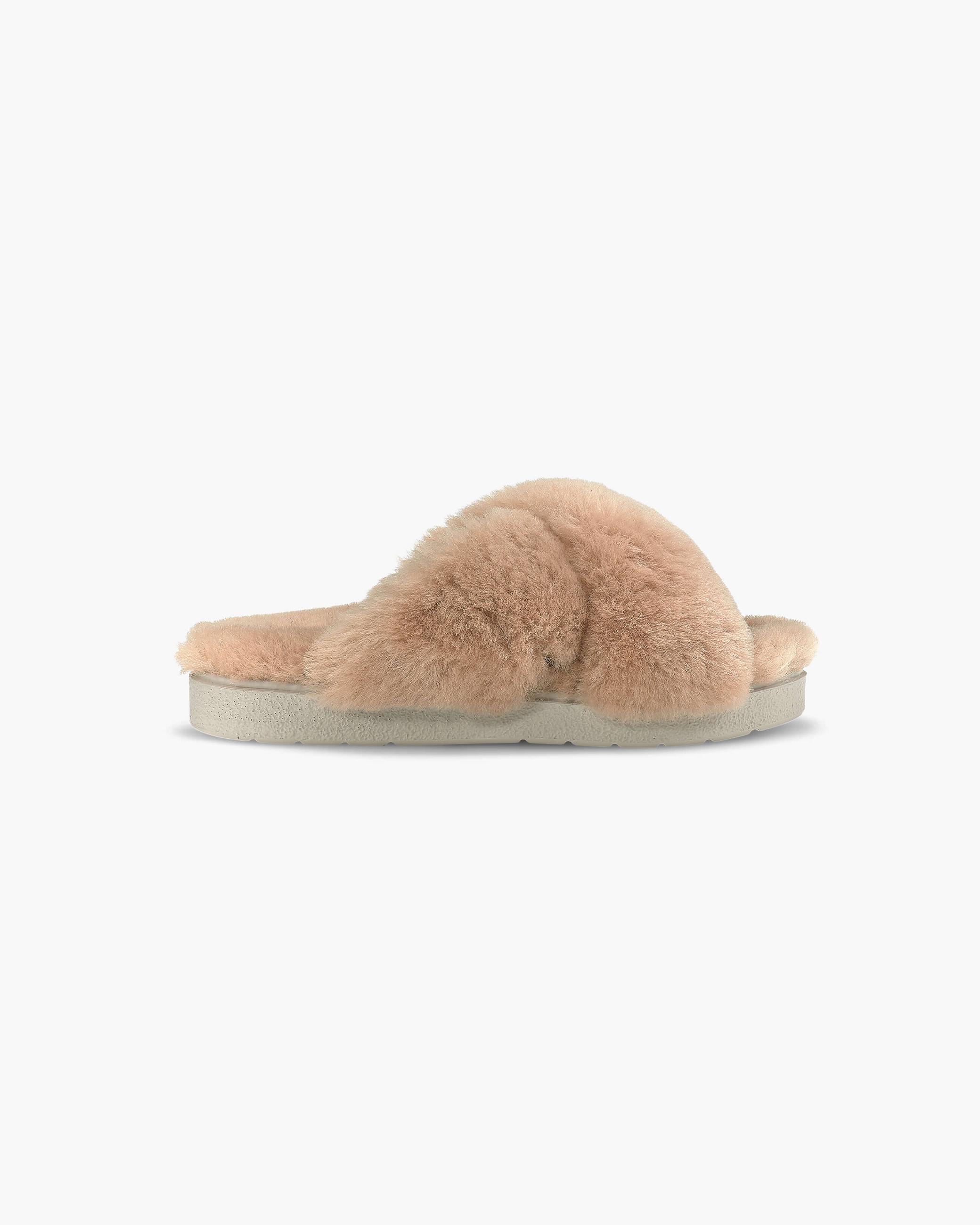 Dámské Pantofle Inuikii Classic Shearling Pantofle Macaroon | 78605HSZD