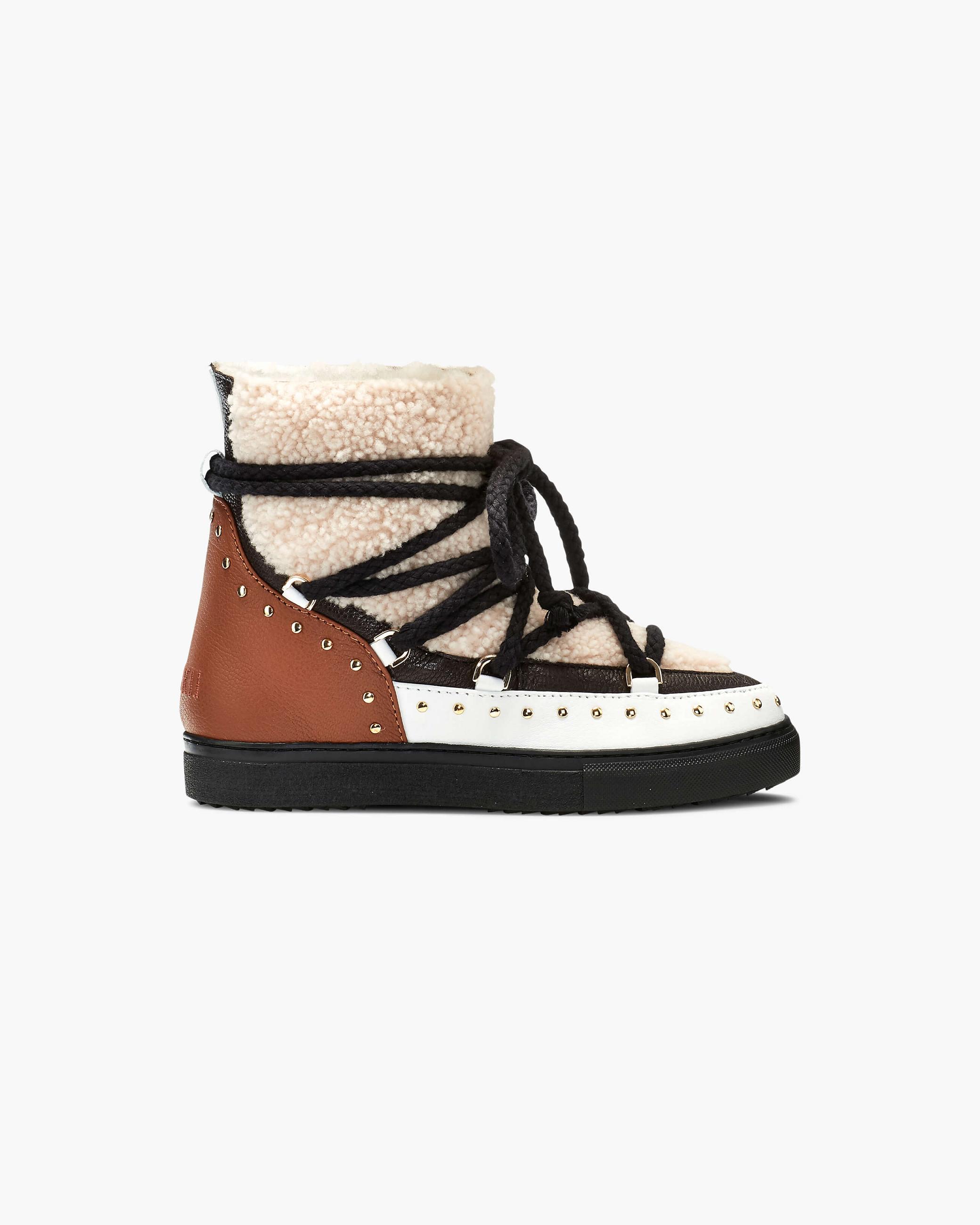 Dámské Sneaker Inuikii Curly Rock Wedge Krém | 12753PWJE