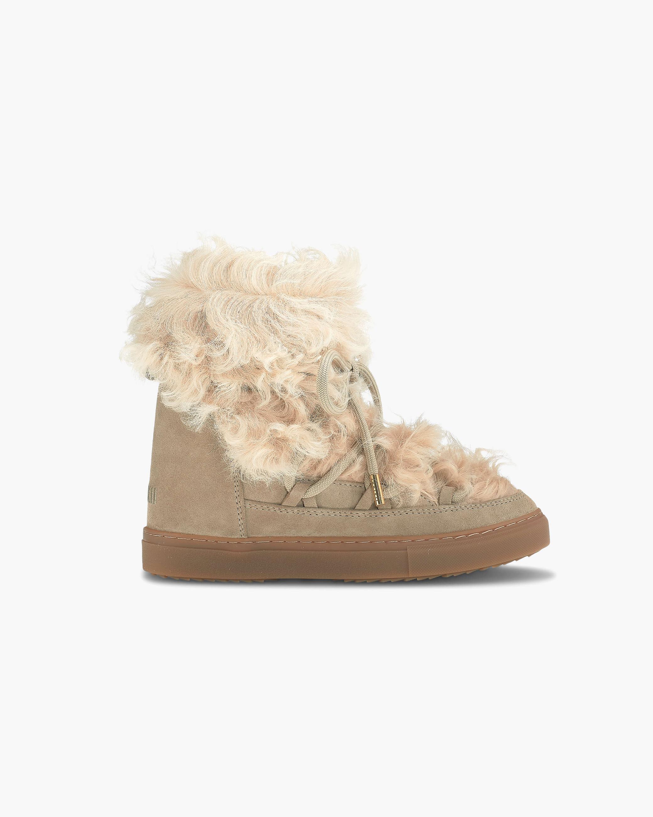 Dámské Sneaker Inuikii Long Curly Wedge Béžová | 40758JQIO