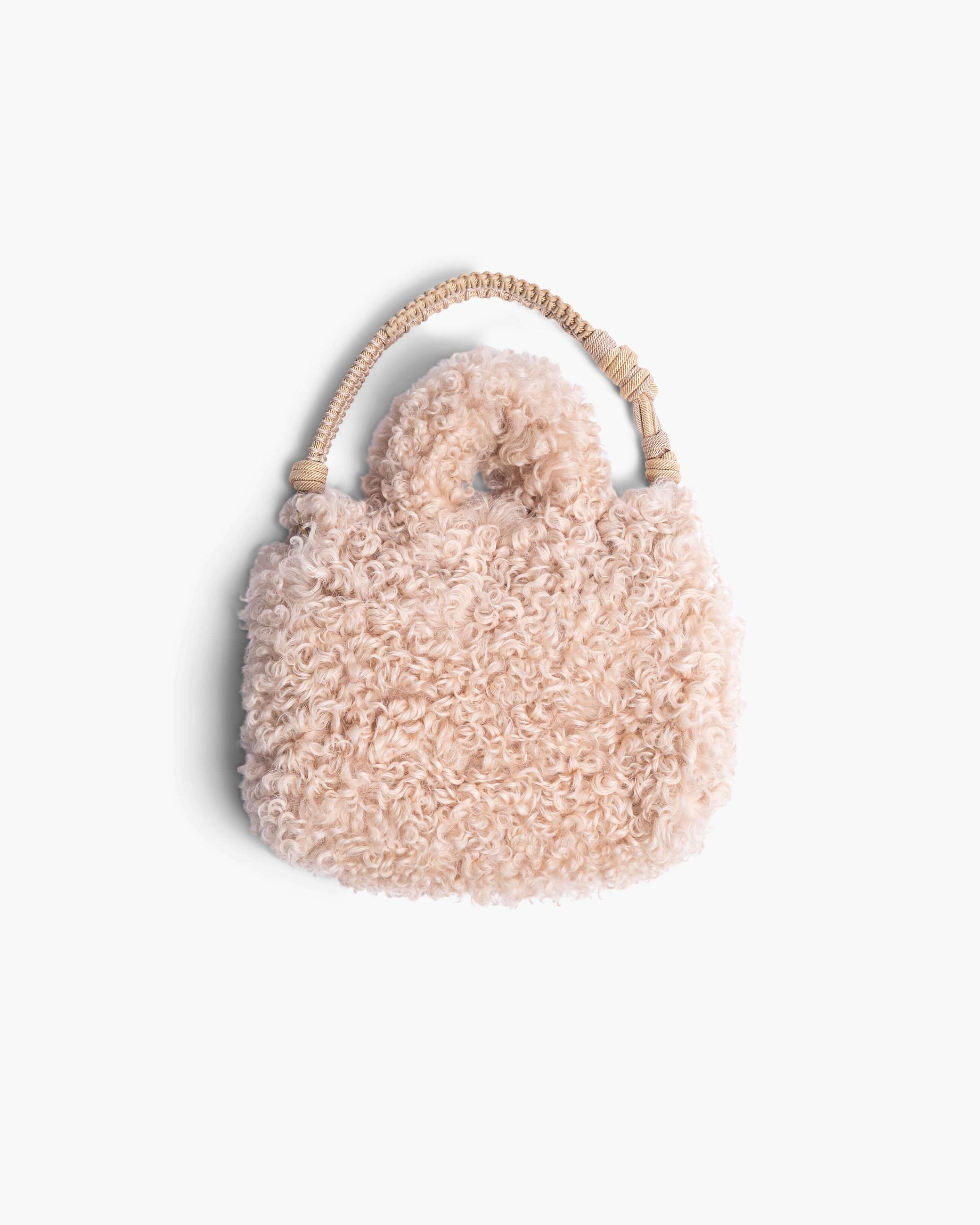 Dámské Tašky Inuikii Shearling Tote Bag Béžová | 32718YPVQ