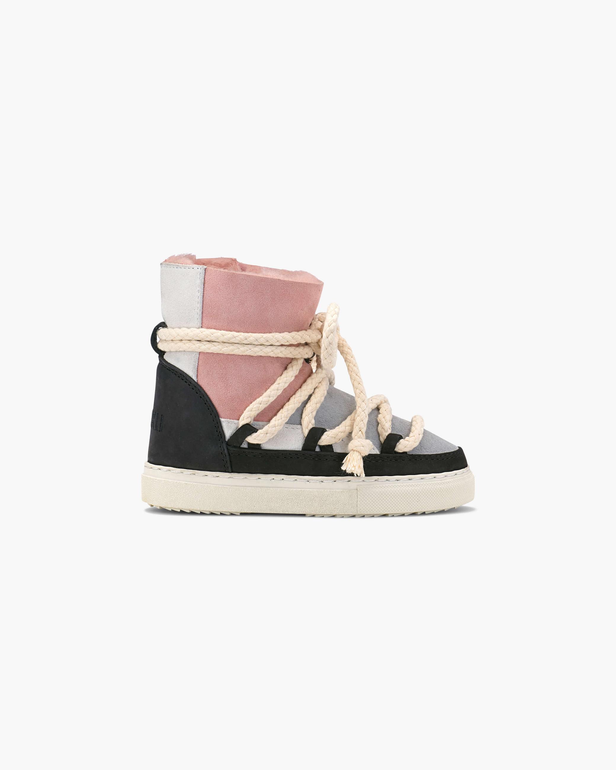 Dětské Sneaker Inuikii Patchwork Black-White | 92376OTGP