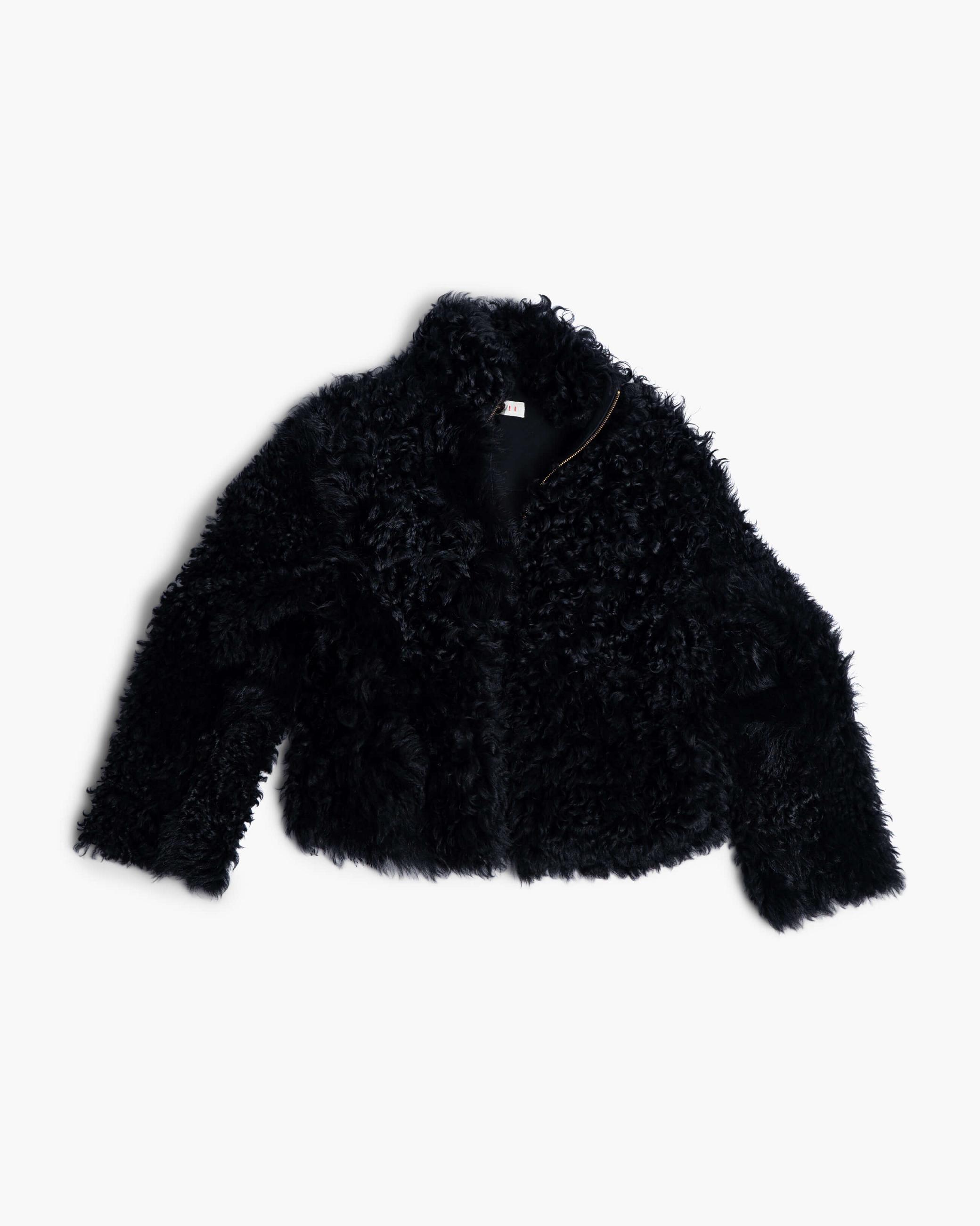 Dámské Bundy Inuikii INUIKII Shearling Jacket Černé | 63928IDLN