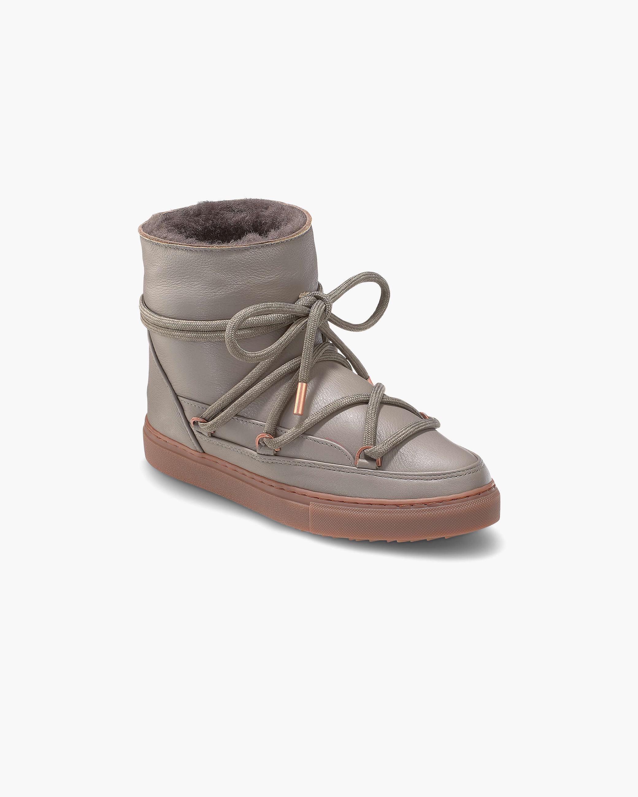 Dámské Classic Sneaker Inuikii Nappa Sneaker Taupe | 12905OJLQ