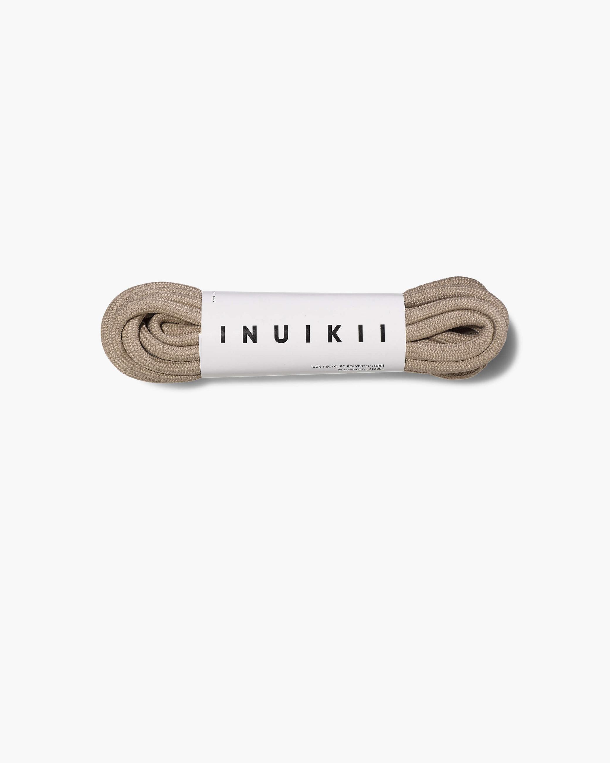 Dámské Laces Inuikii Polyester Laces 220 Beige-Gold | 68509WJFV