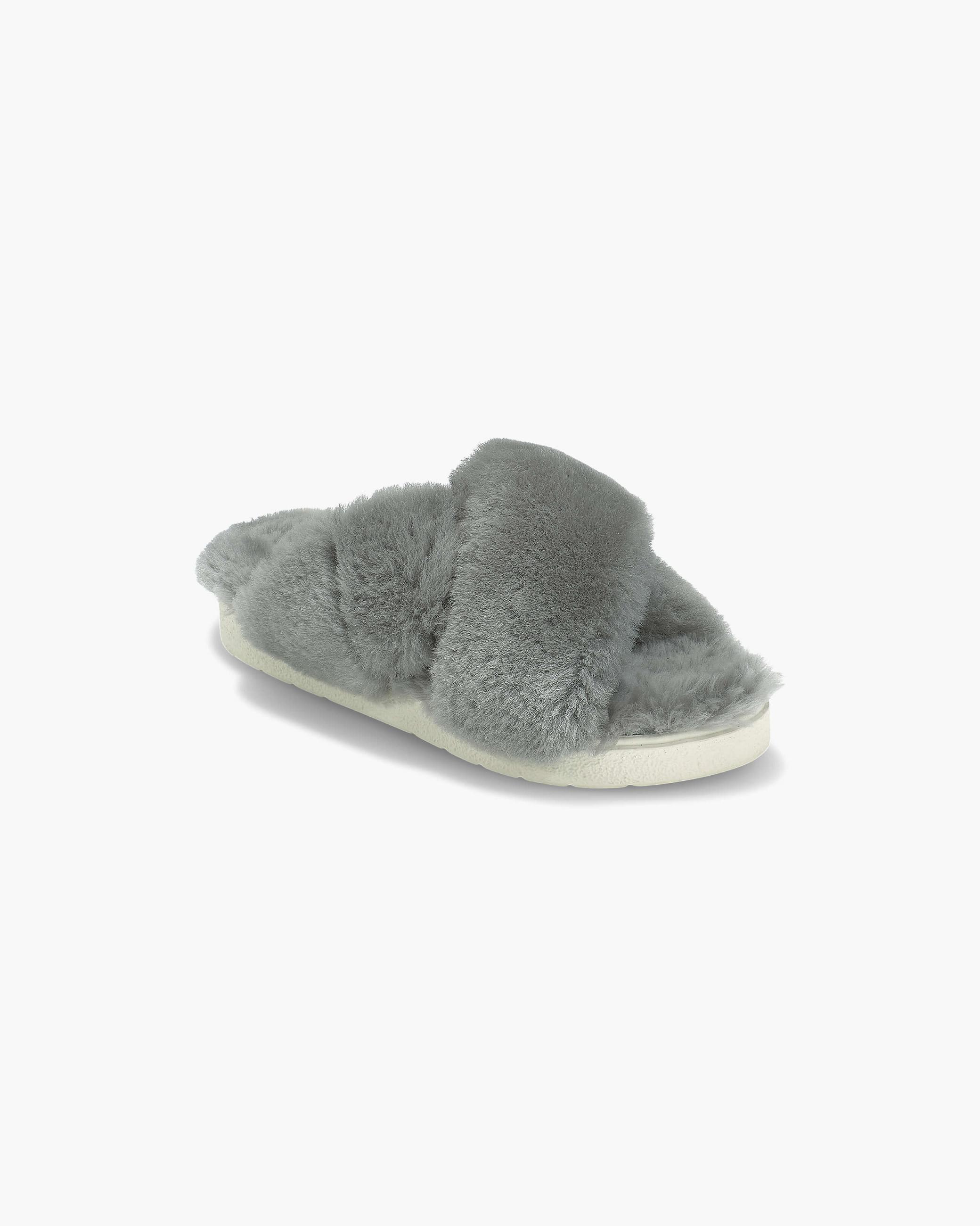 Dámské Pantofle Inuikii Classic Shearling Pantofle Světle Šedé | 14082YXCA