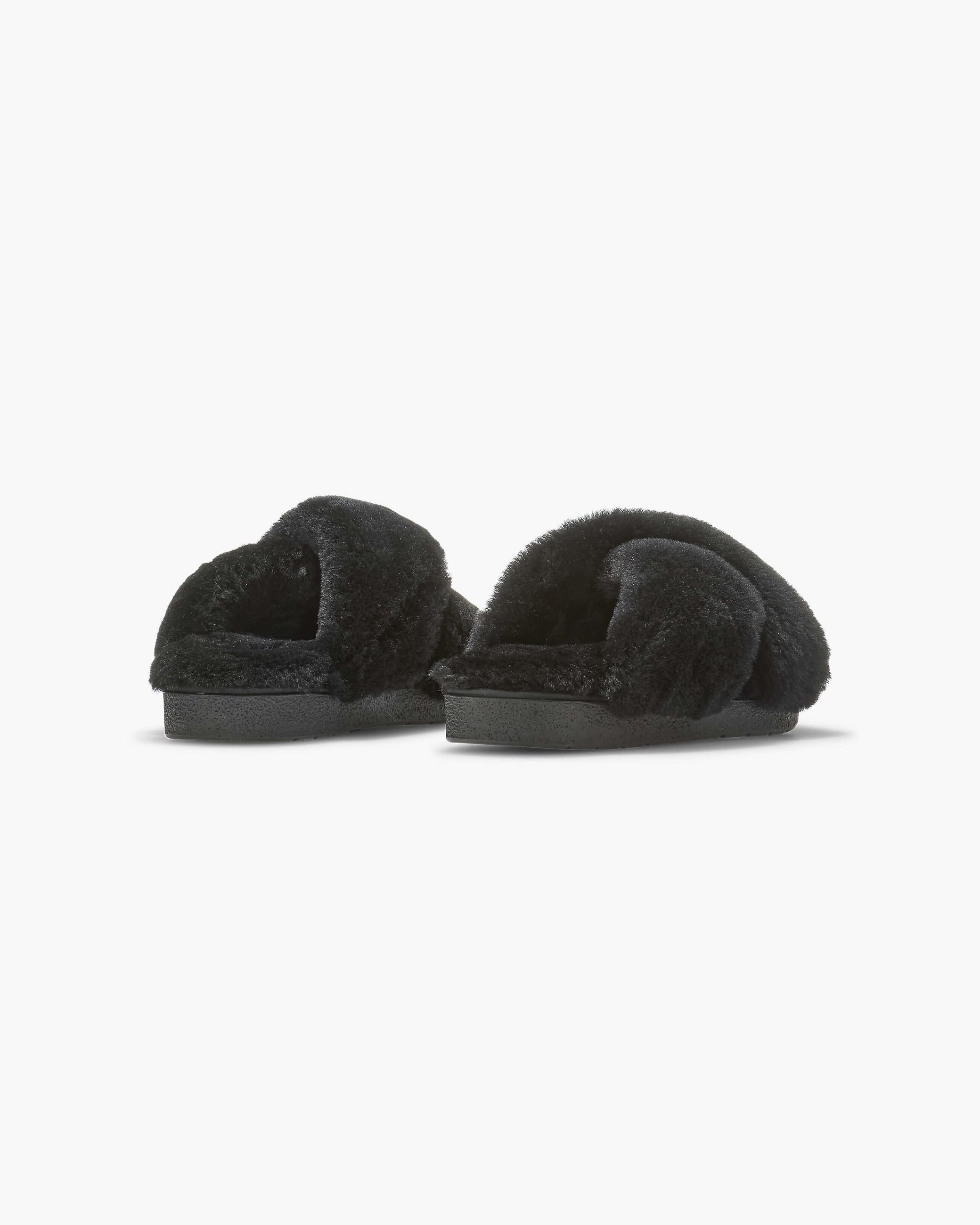 Dámské Pantofle Inuikii Classic Shearling Pantofle Černé | 75813WGYC