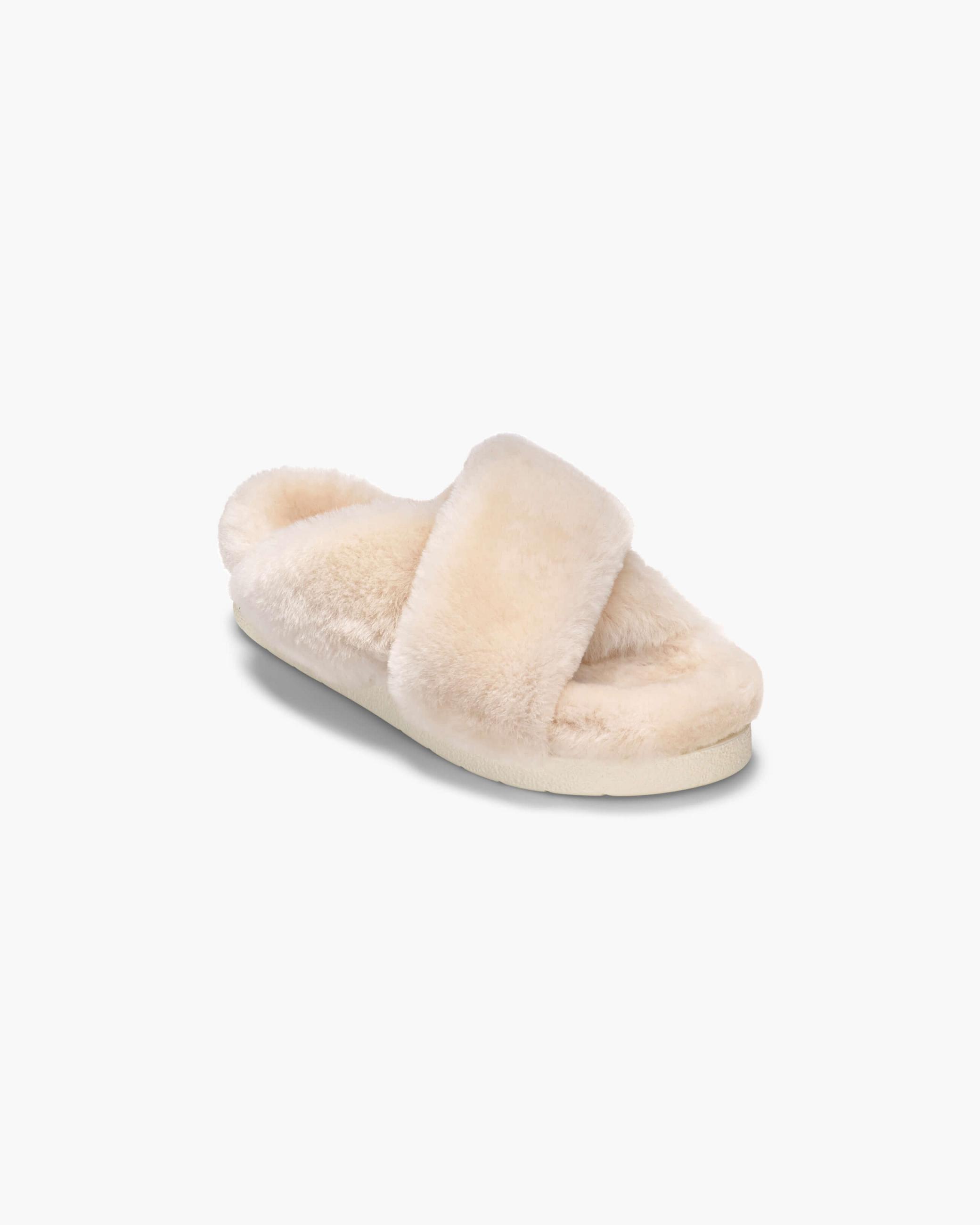 Dámské Pantofle Inuikii Classic Shearling Pantofle Béžová | 94238HZQI