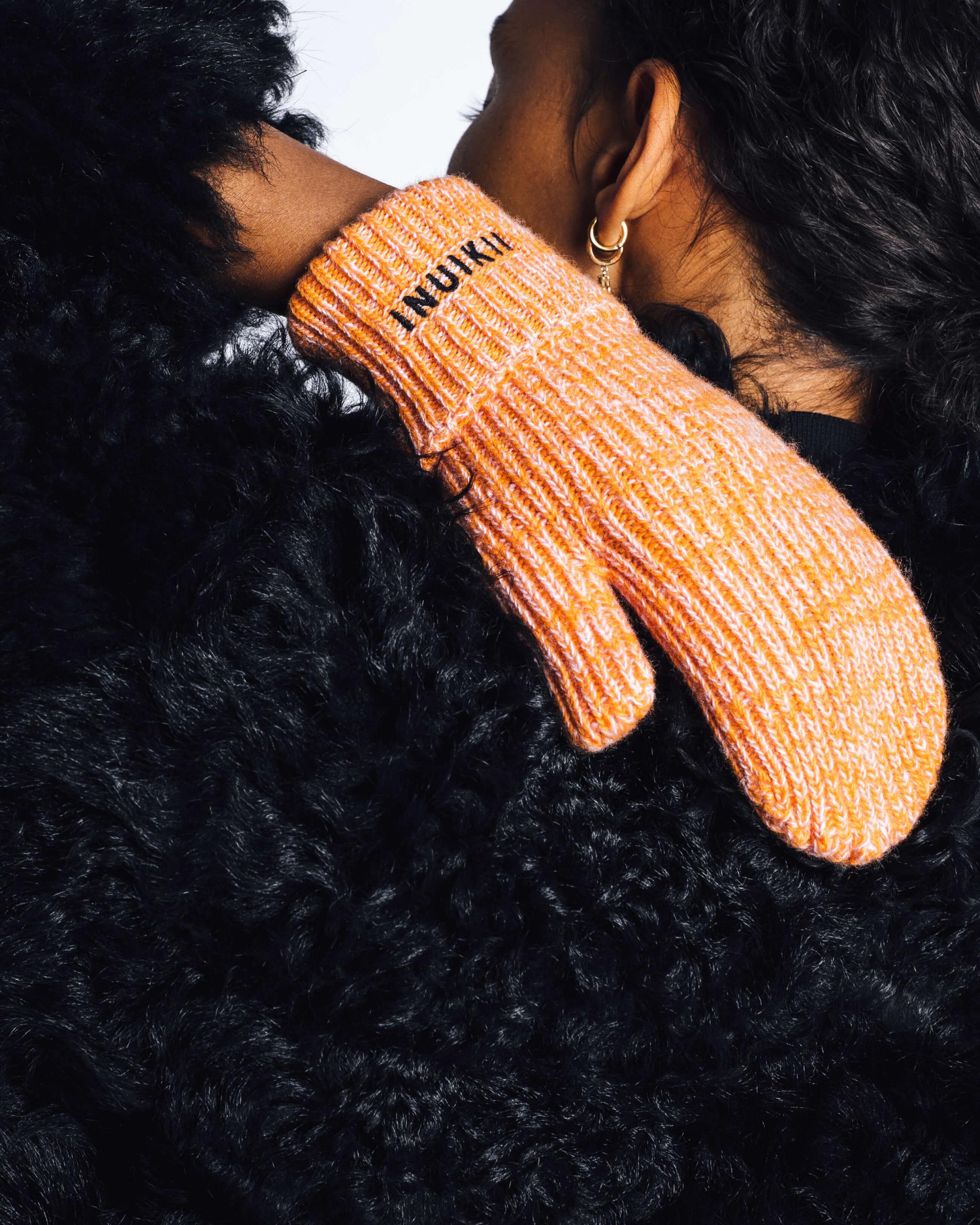 Dámské Rukavice Inuikii Oversized Glove Oranžové Růžové | 37628ASJW