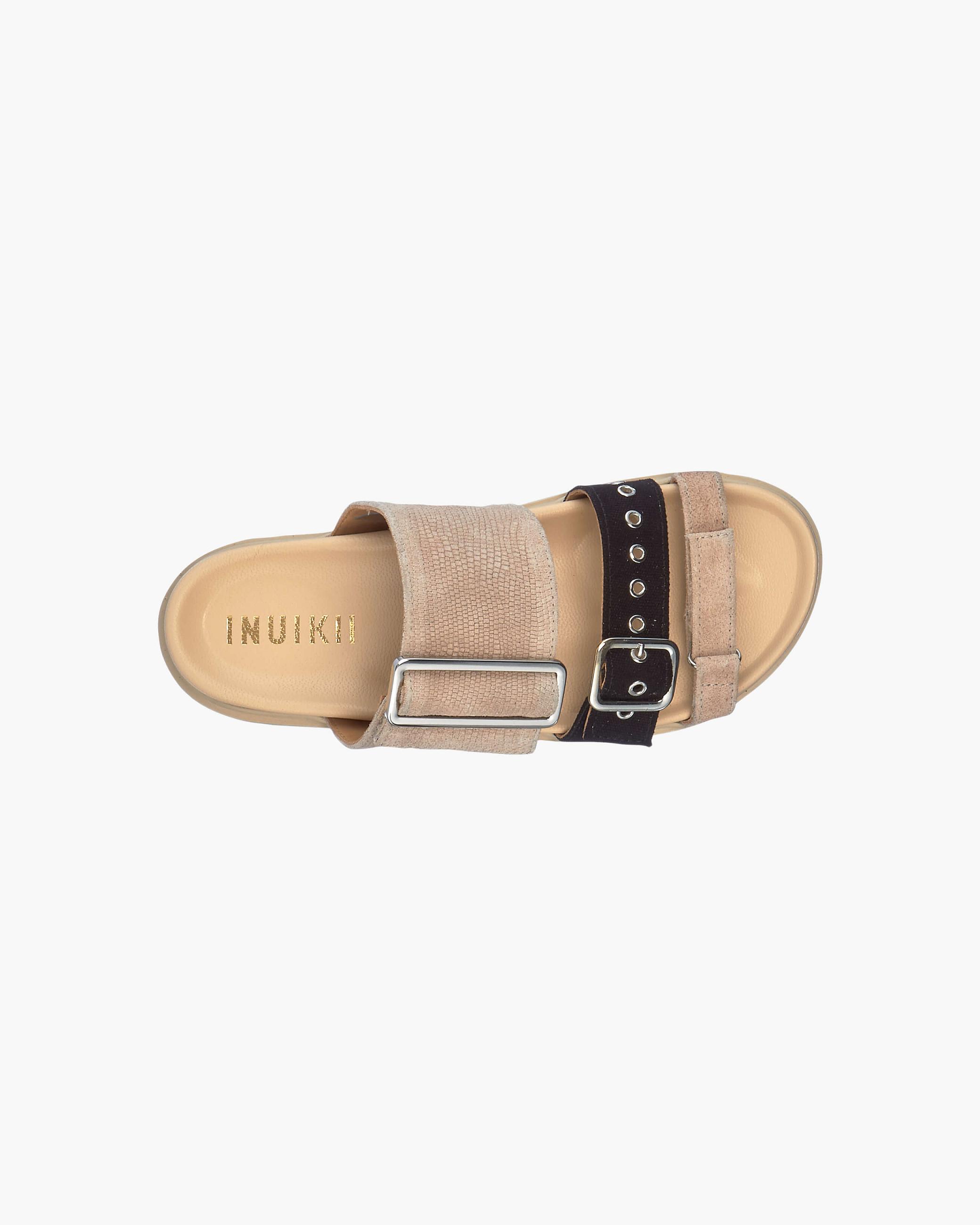 Dámské Sandály Inuikii Leather Straps Béžová | 45726GBNH