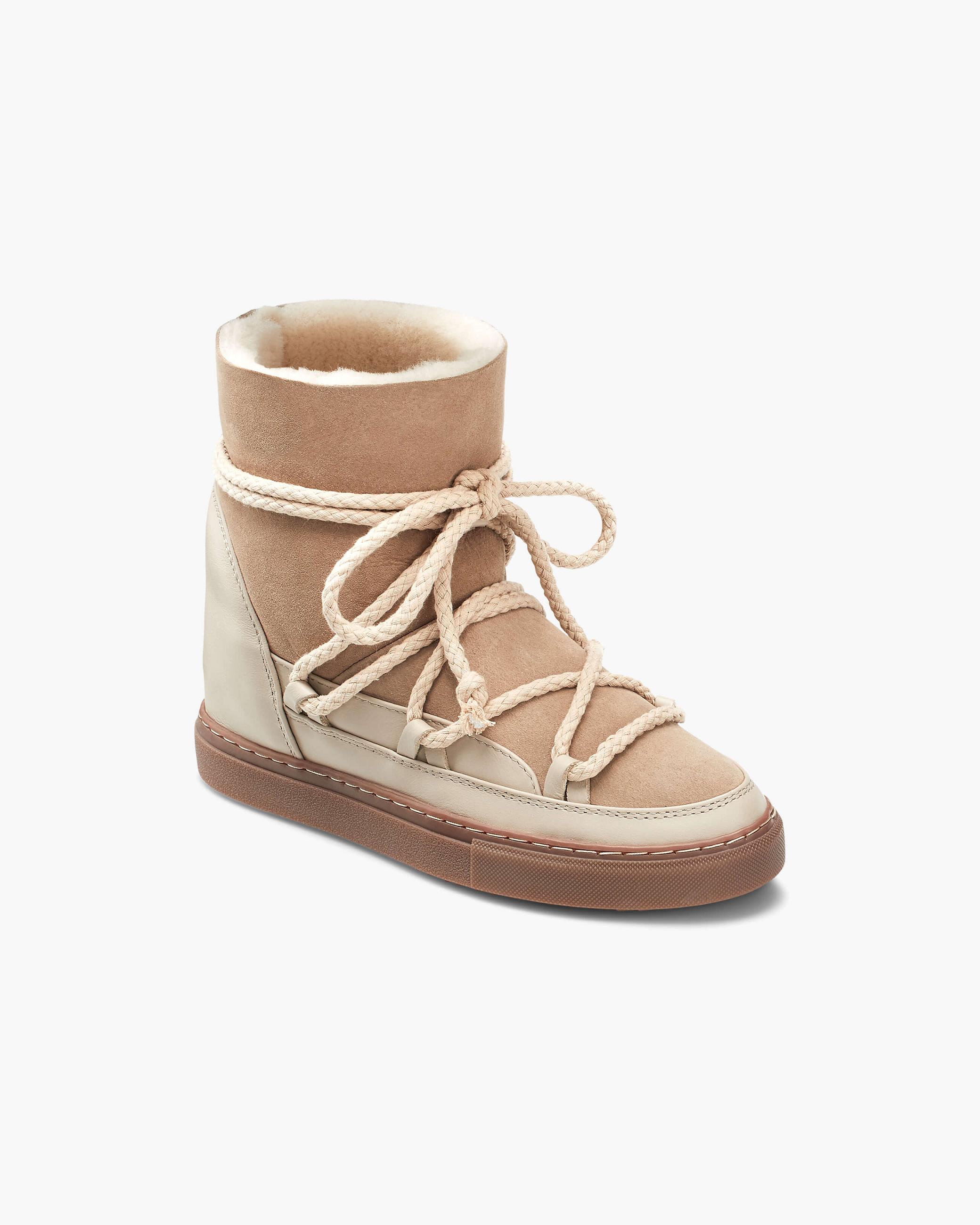 Dámské Sneaker Inuikii Classic Wedge Béžová | 46591JZAP