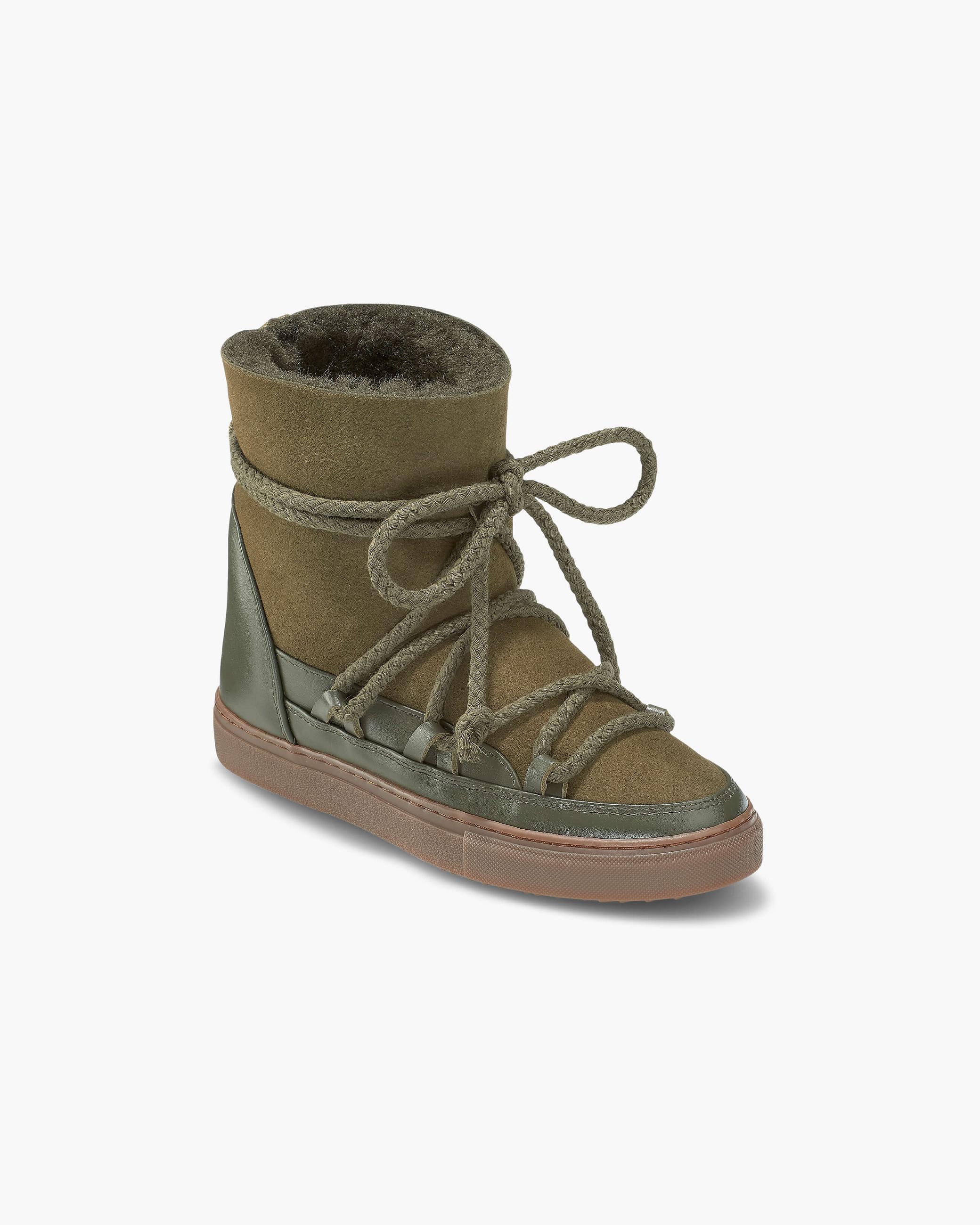 Dámské Sneaker Inuikii Classic Wedge Olivy Zelené | 60845DFUH