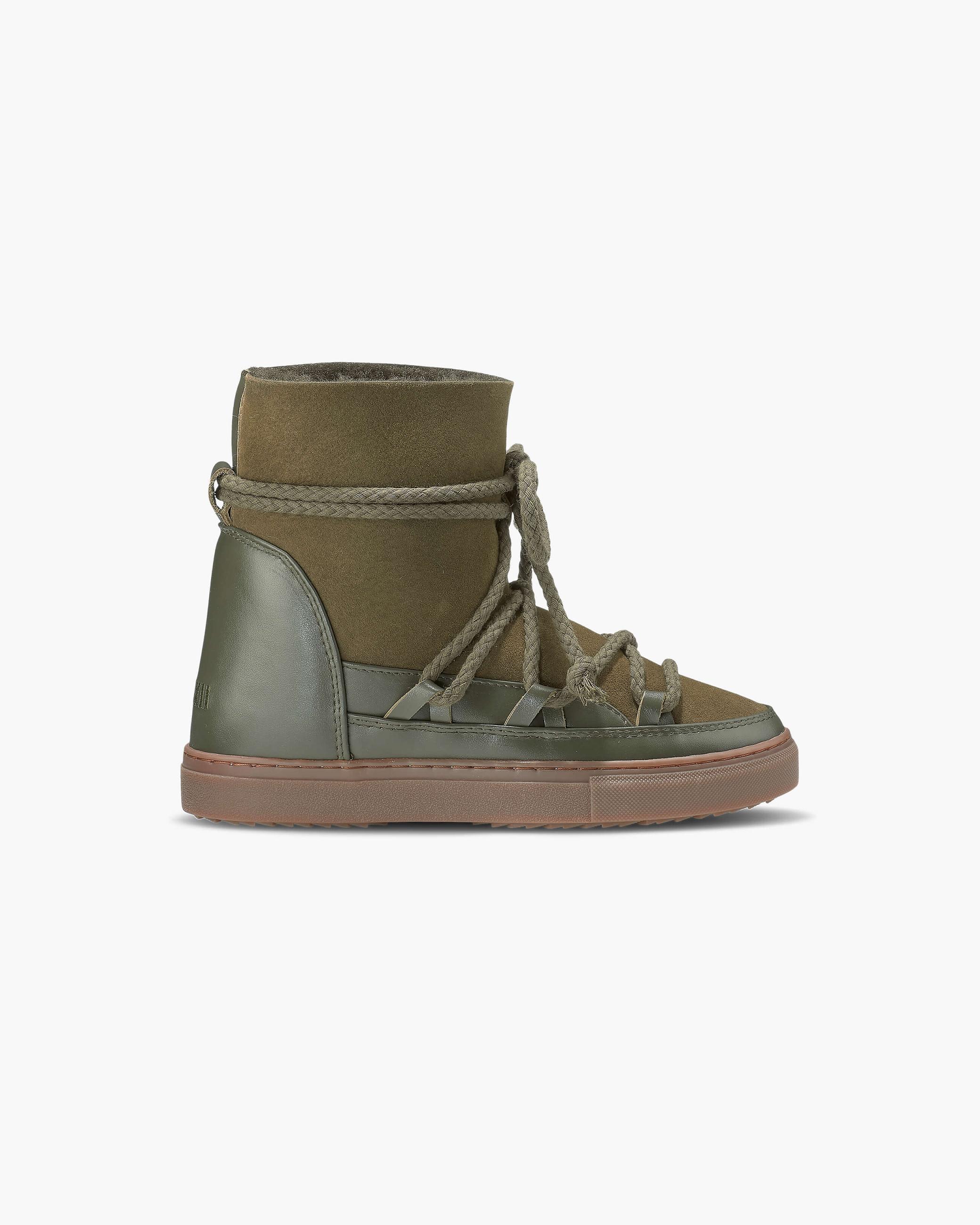 Dámské Sneaker Inuikii Classic Wedge Olivy Zelené | 60845DFUH