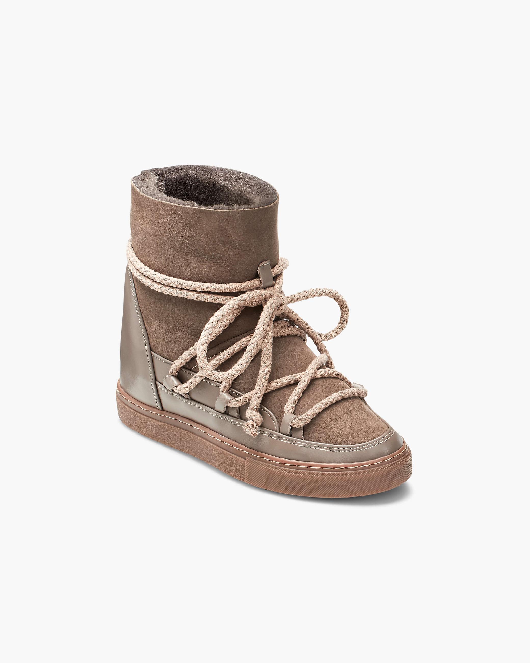 Dámské Sneaker Inuikii Classic Wedge Taupe | 53467ZFSG