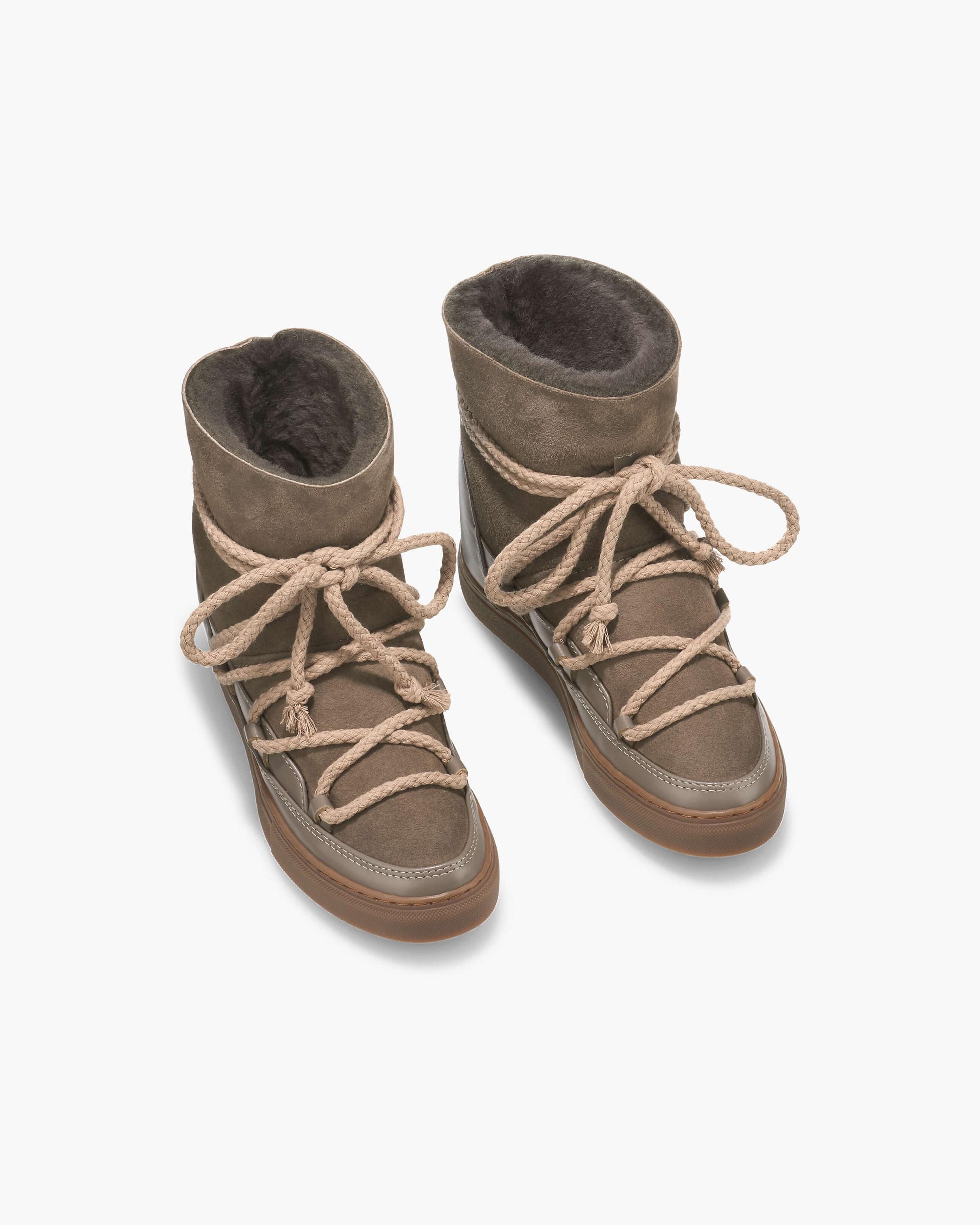 Dámské Sneaker Inuikii Classic Wedge Taupe | 53467ZFSG