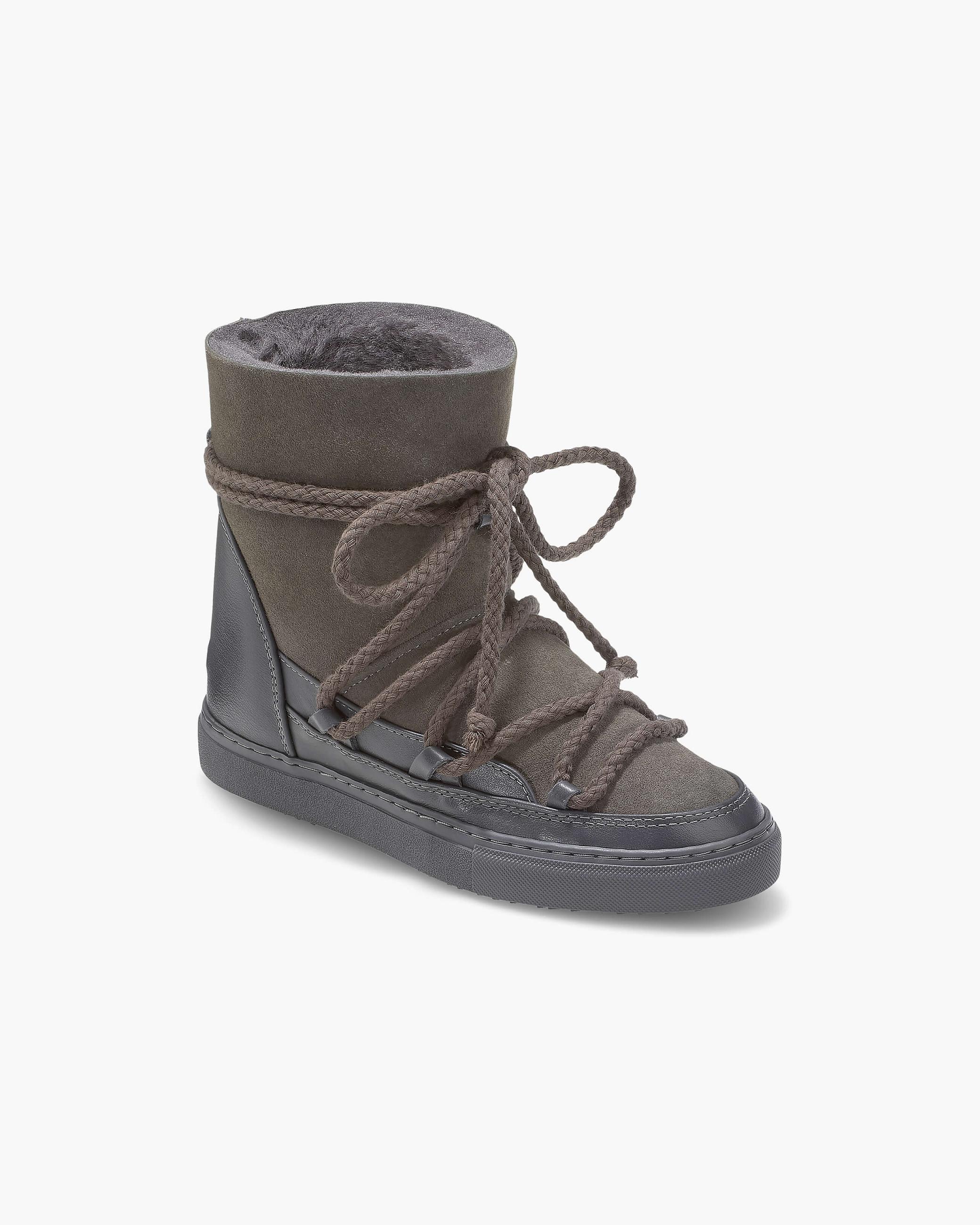 Dámské Sneaker Inuikii Classic Wedge Tmavě Šedé | 28410VJTD