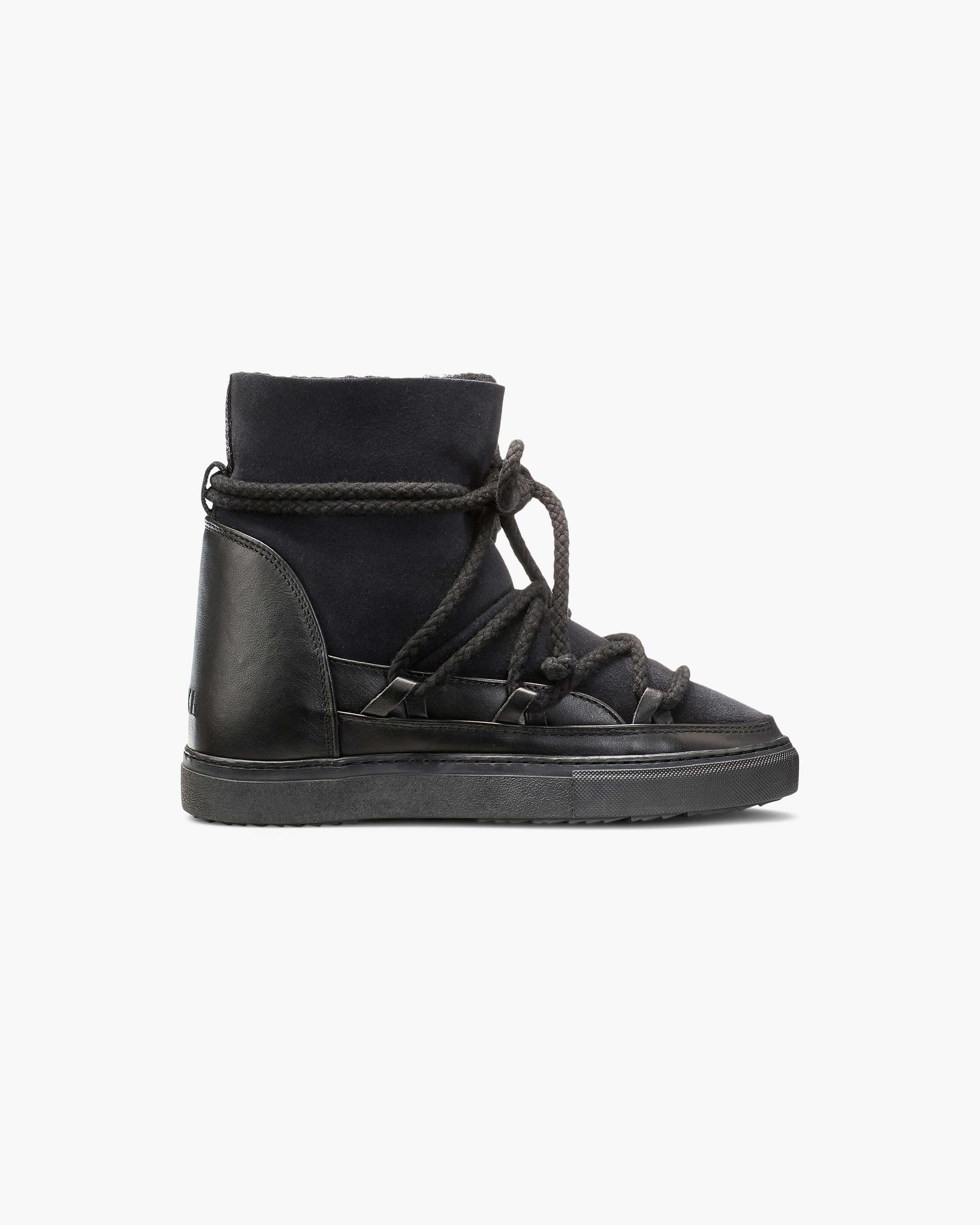 Dámské Sneaker Inuikii Classic Wedge Černé | 67034BUZR