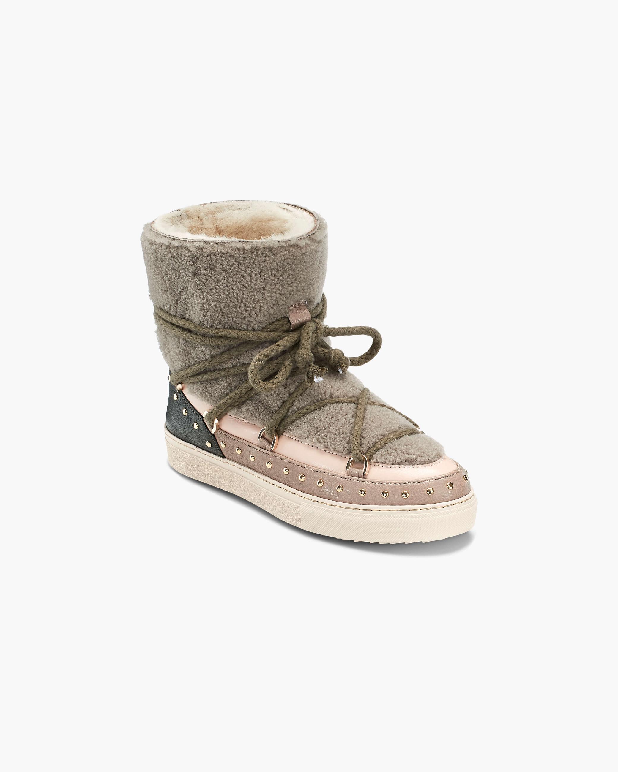 Dámské Sneaker Inuikii Curly Rock Olivy Zelené | 47869NLBU