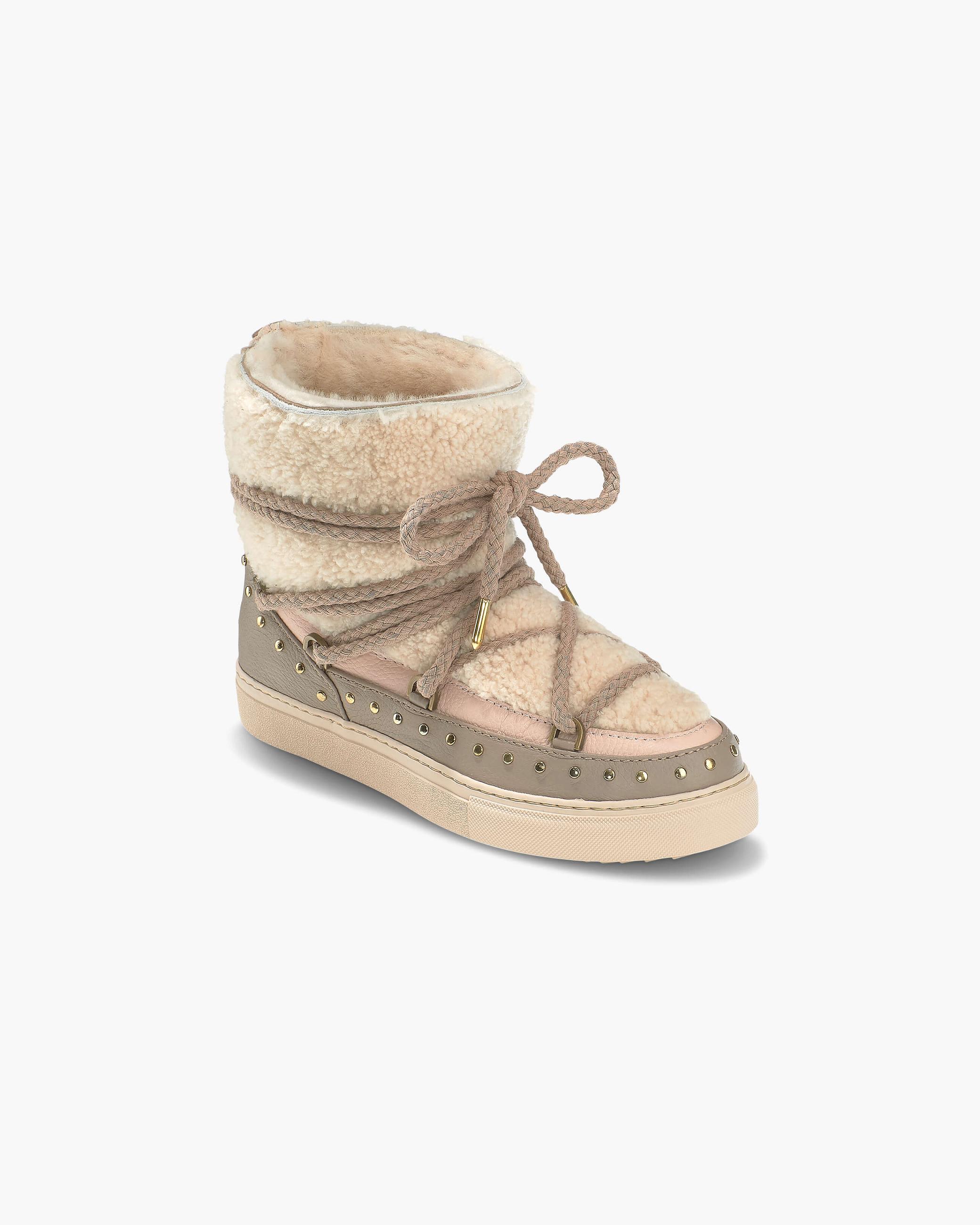 Dámské Sneaker Inuikii Curly Rock Růžové | 39680IFDG