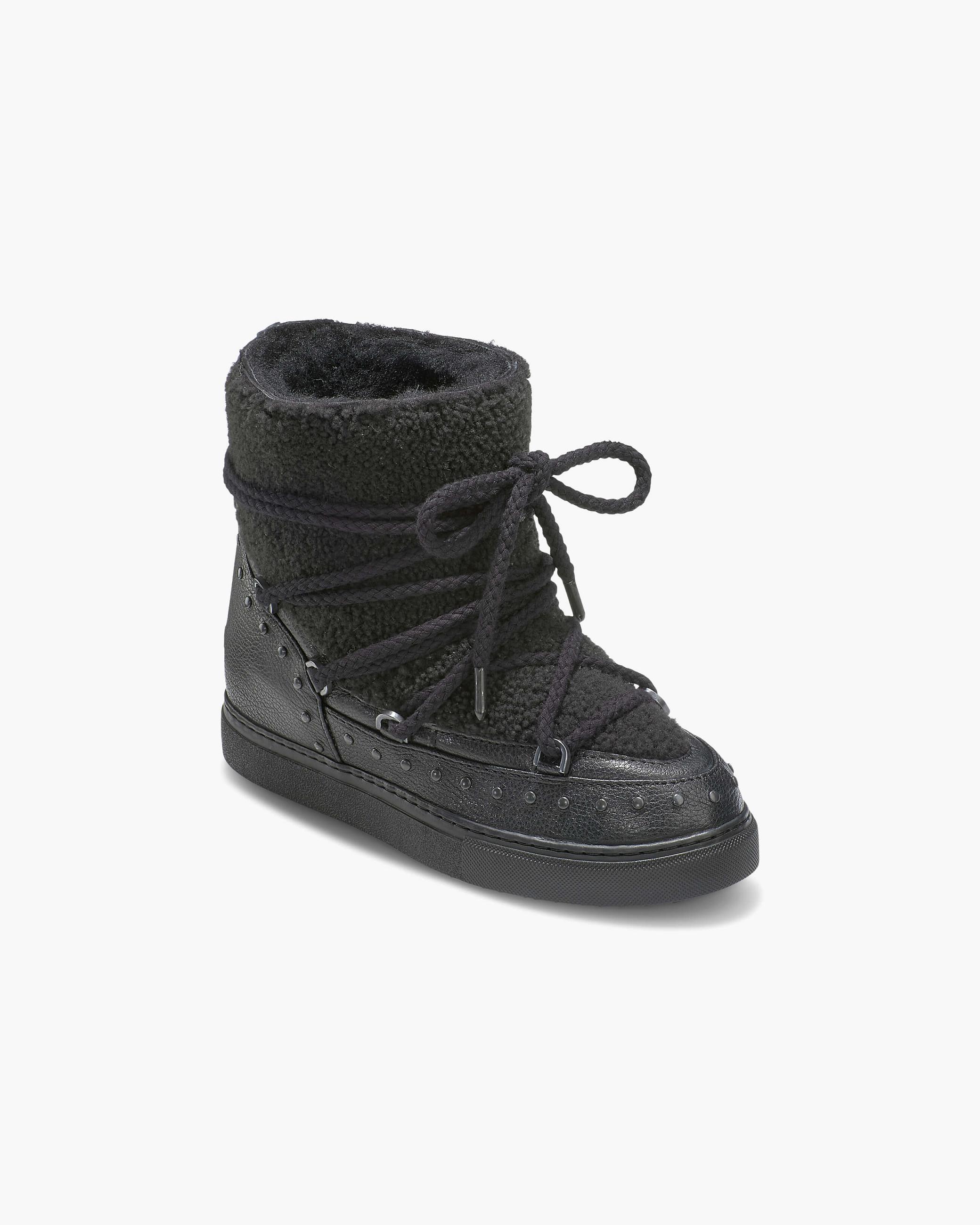 Dámské Sneaker Inuikii Curly Rock Wedge Černé | 12346KWUI