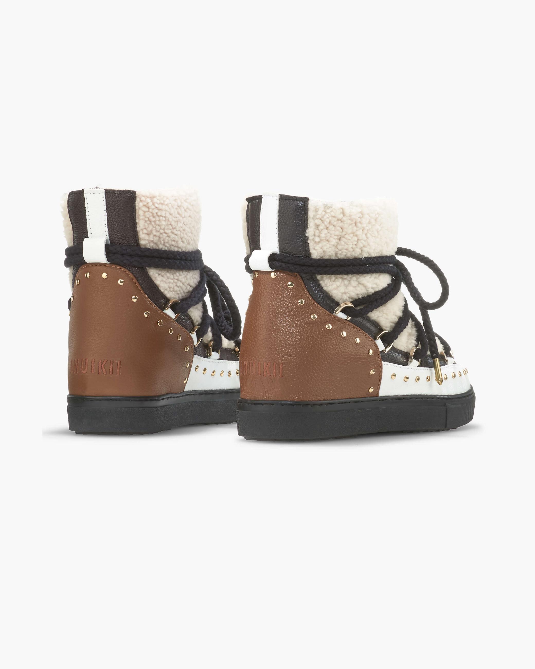 Dámské Sneaker Inuikii Curly Rock Wedge Krém | 12753PWJE