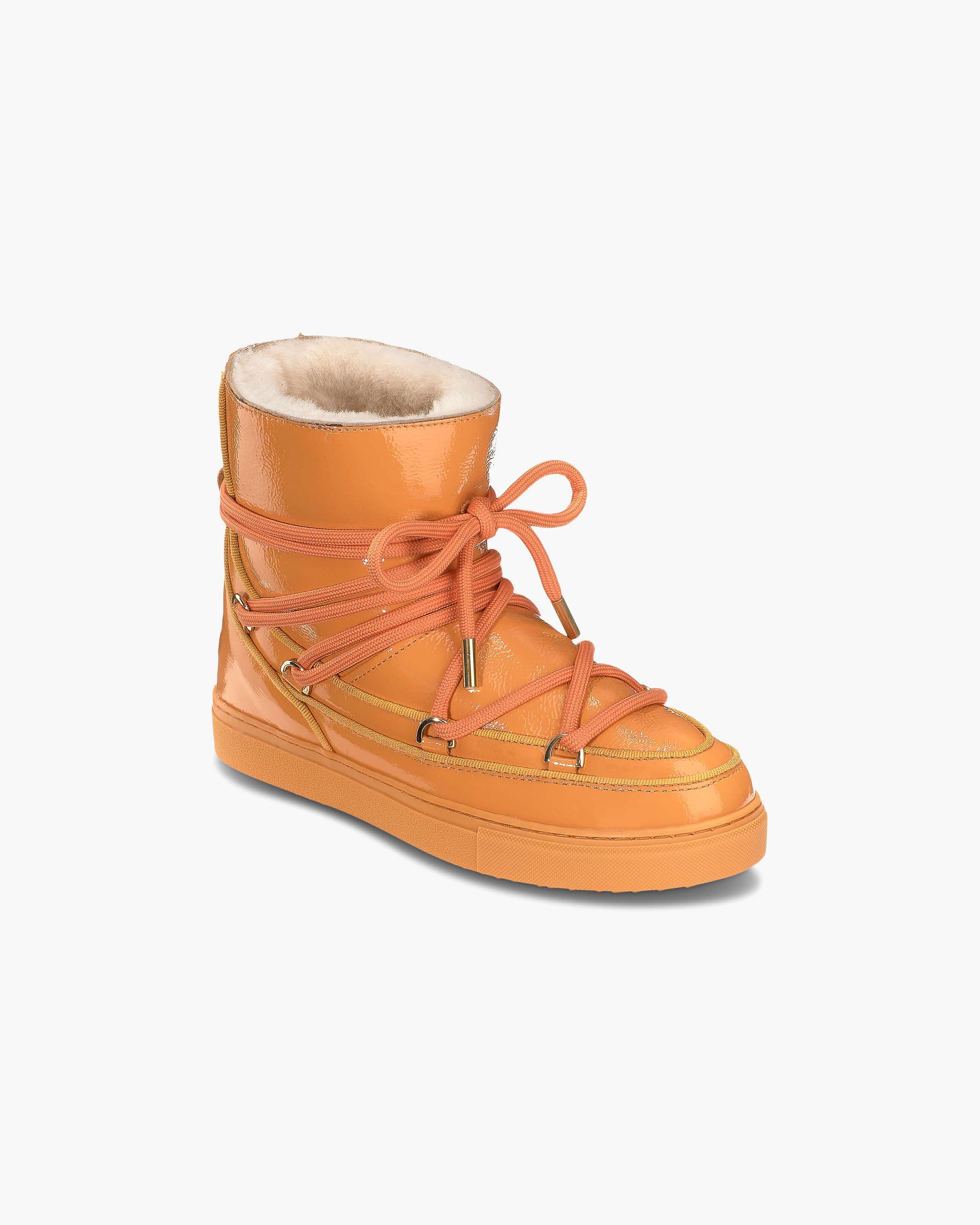 Dámské Sneaker Inuikii Full Leather Naplack Oranžové | 14972IUXK