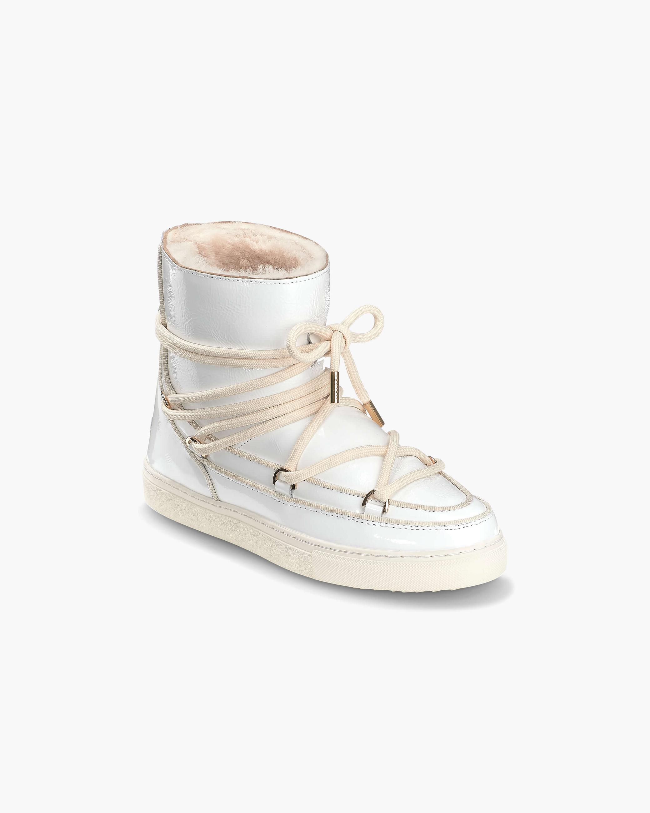 Dámské Sneaker Inuikii Full Leather Naplack Off-White | 72359VRKU