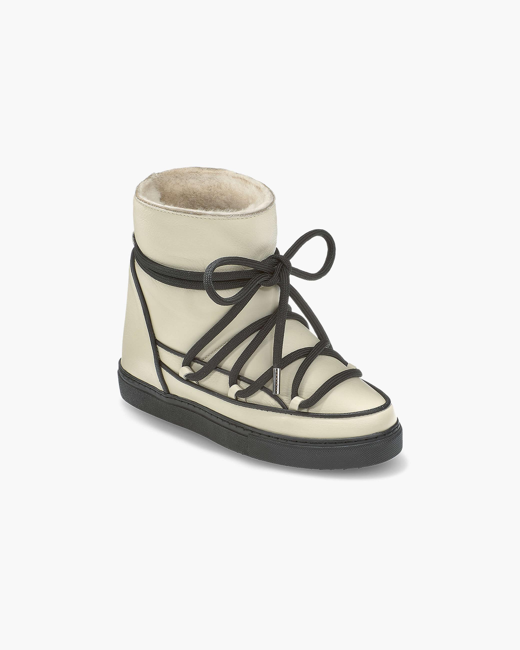 Dámské Sneaker Inuikii Full Leather Pastelle Wedge Béžová | 27841LWMD