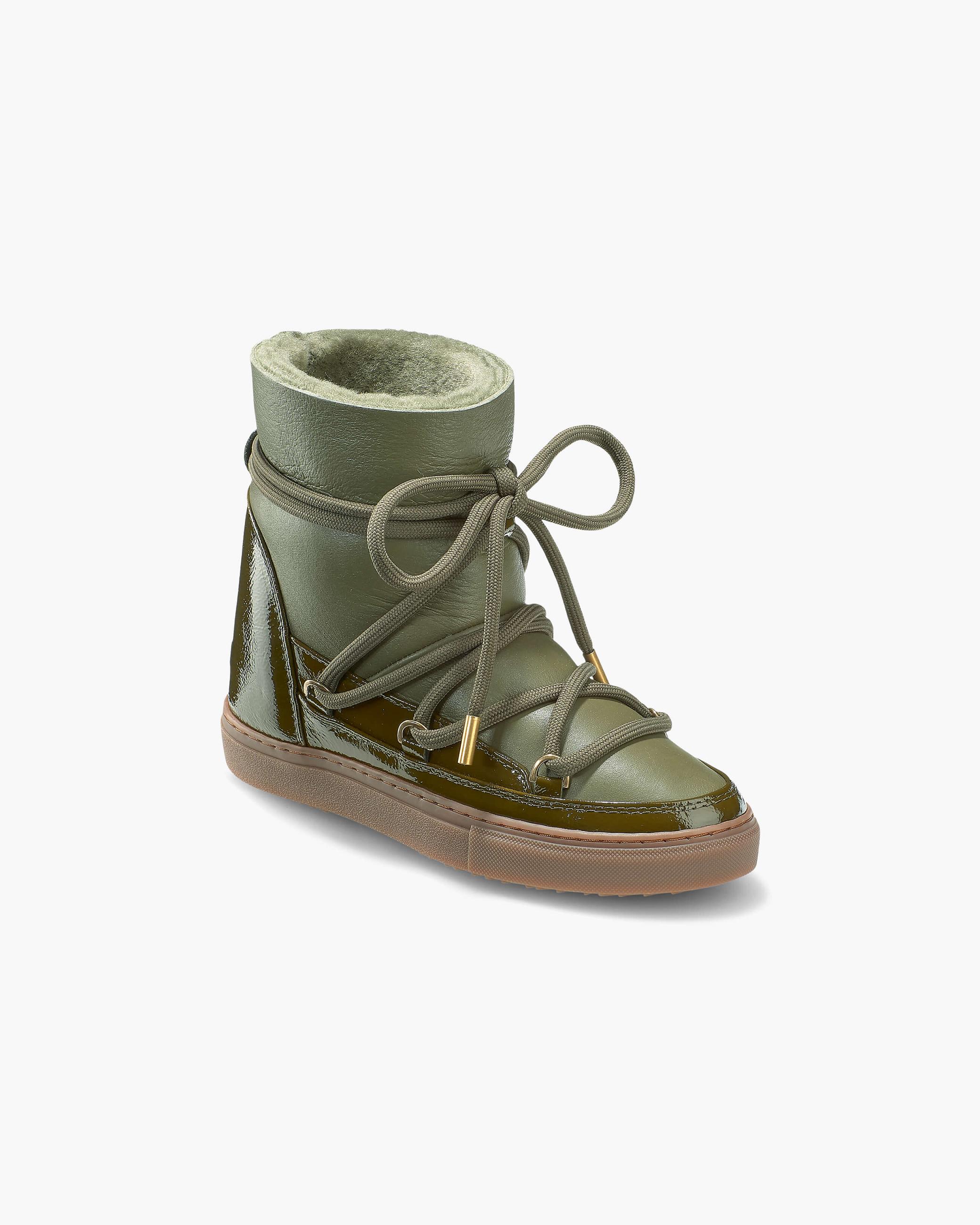 Dámské Sneaker Inuikii Gloss Wedge Olivy Zelené Zelene | 13687ENLP