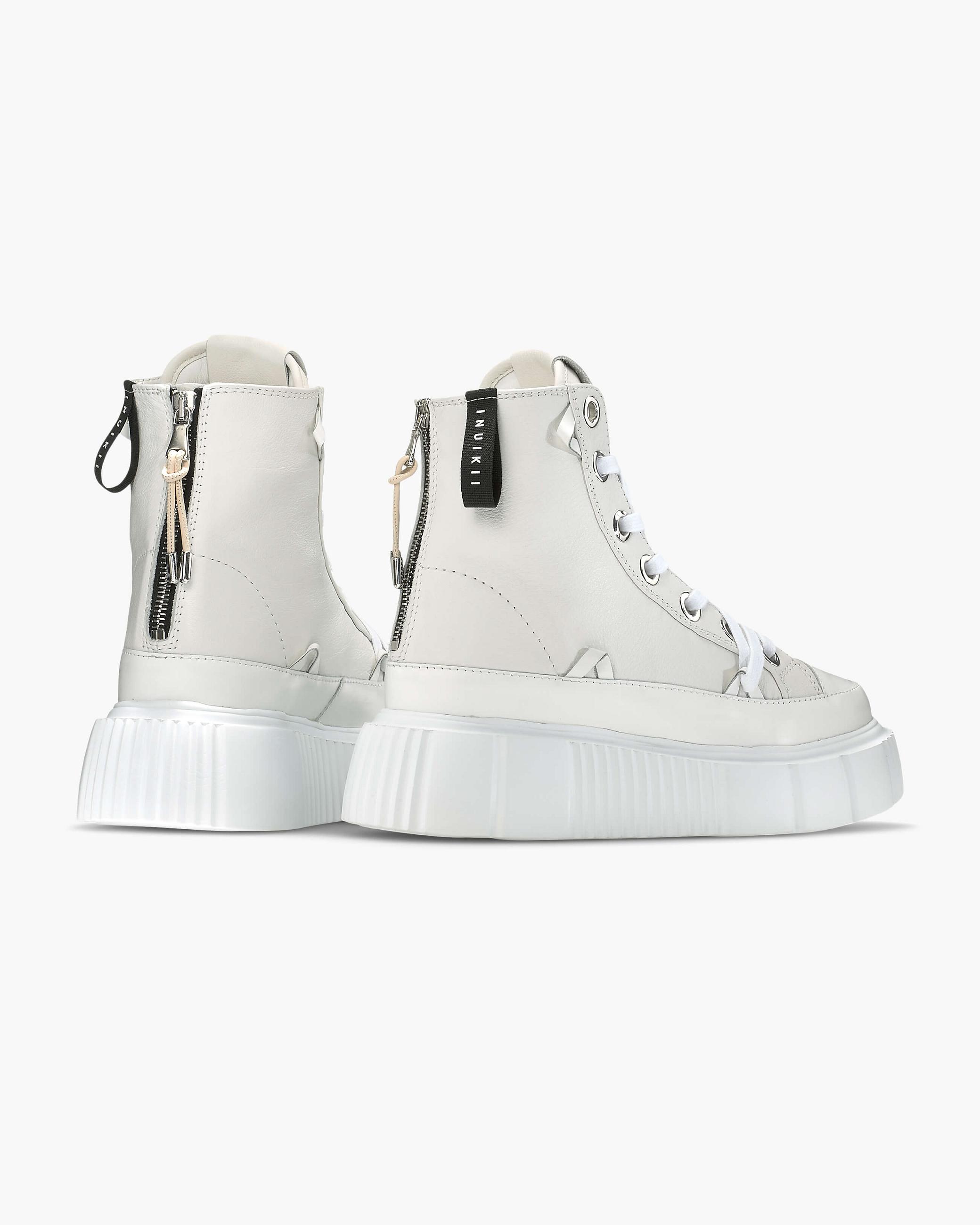 Dámské Sneaker Inuikii Matilda Leather Bílé | 42719XTGN