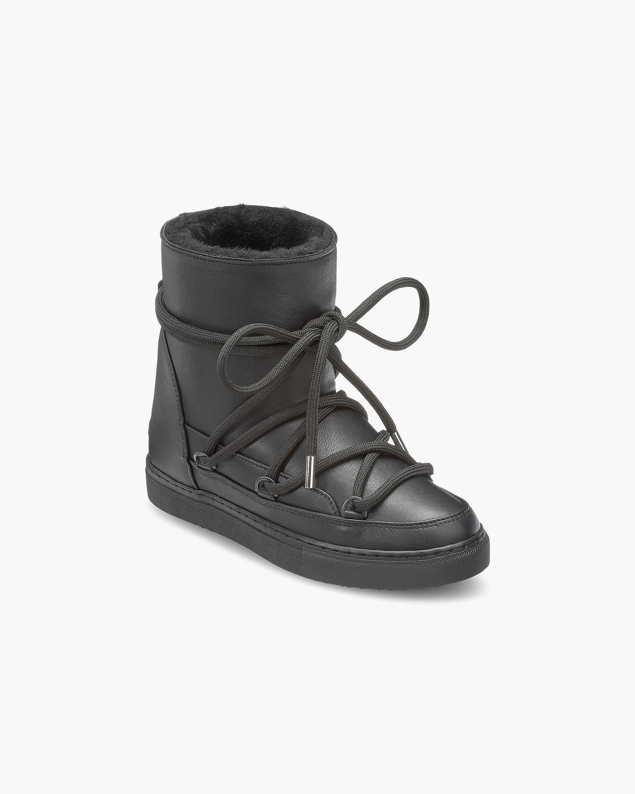 Dámské Sneaker Inuikii Nappa Wedge Černé | 03124PJSU