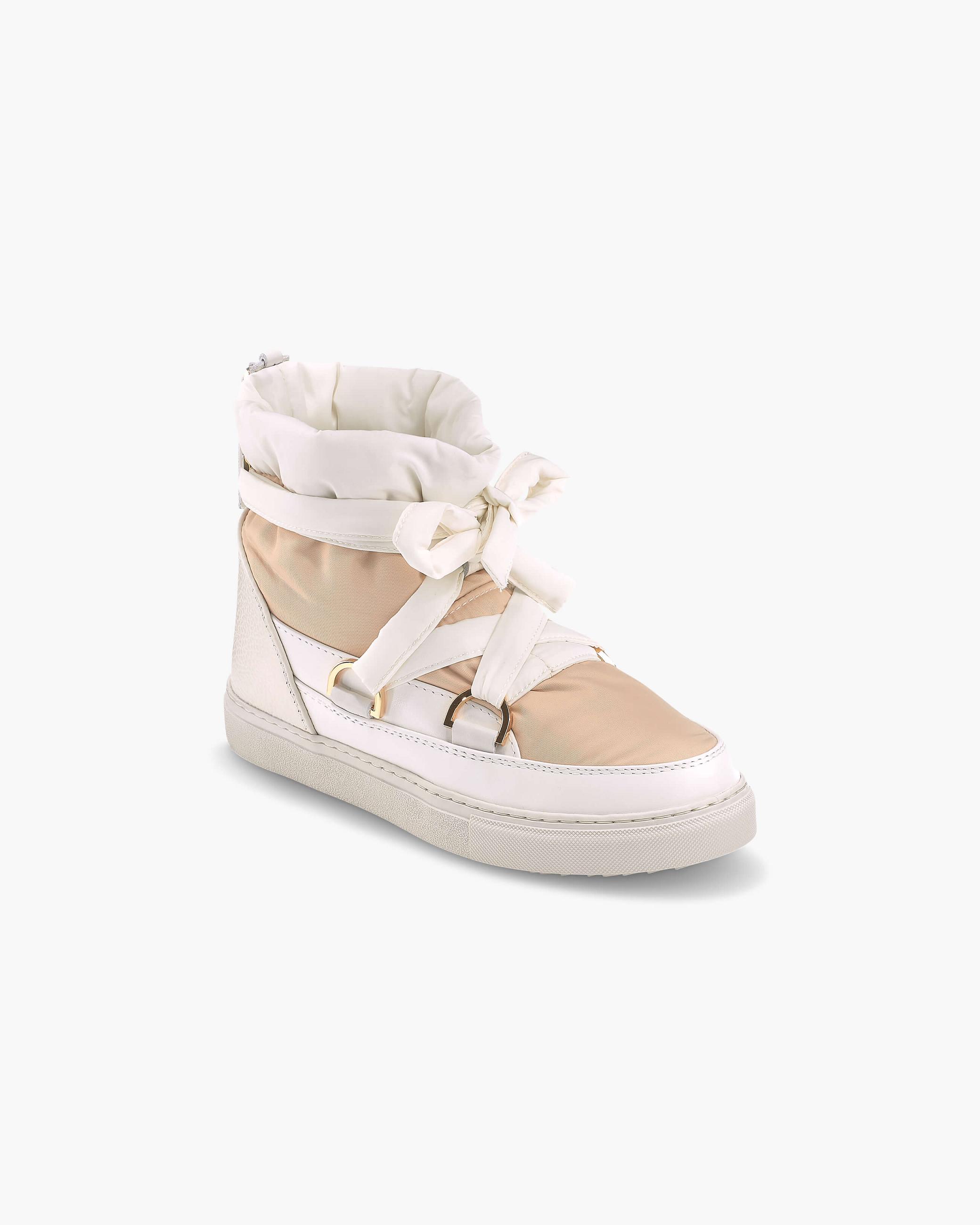 Dámské Sneaker Inuikii Puffer Laces Off-White | 38065FBKL