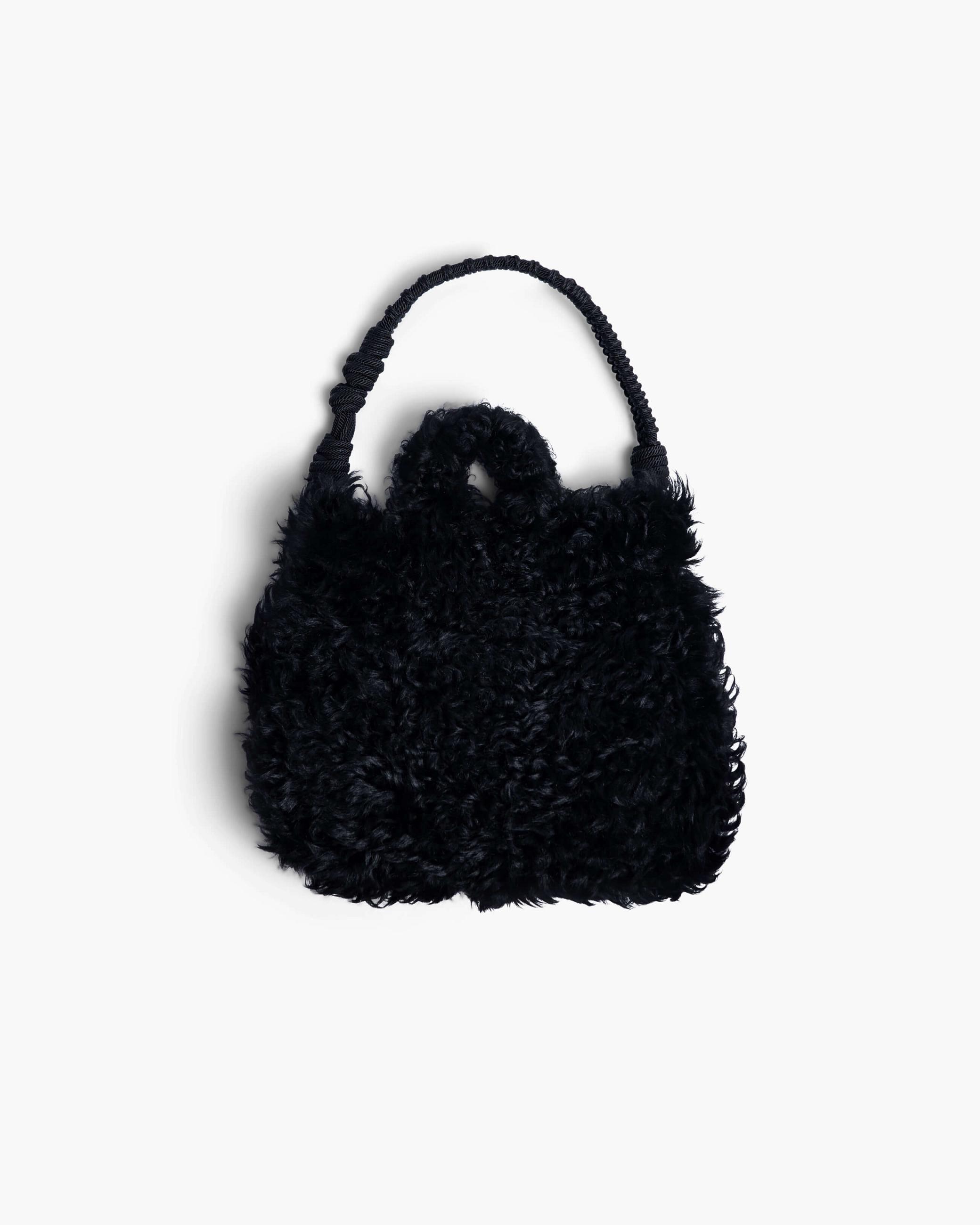 Dámské Tašky Inuikii Shearling Tote Bag Černé | 63859WEJF