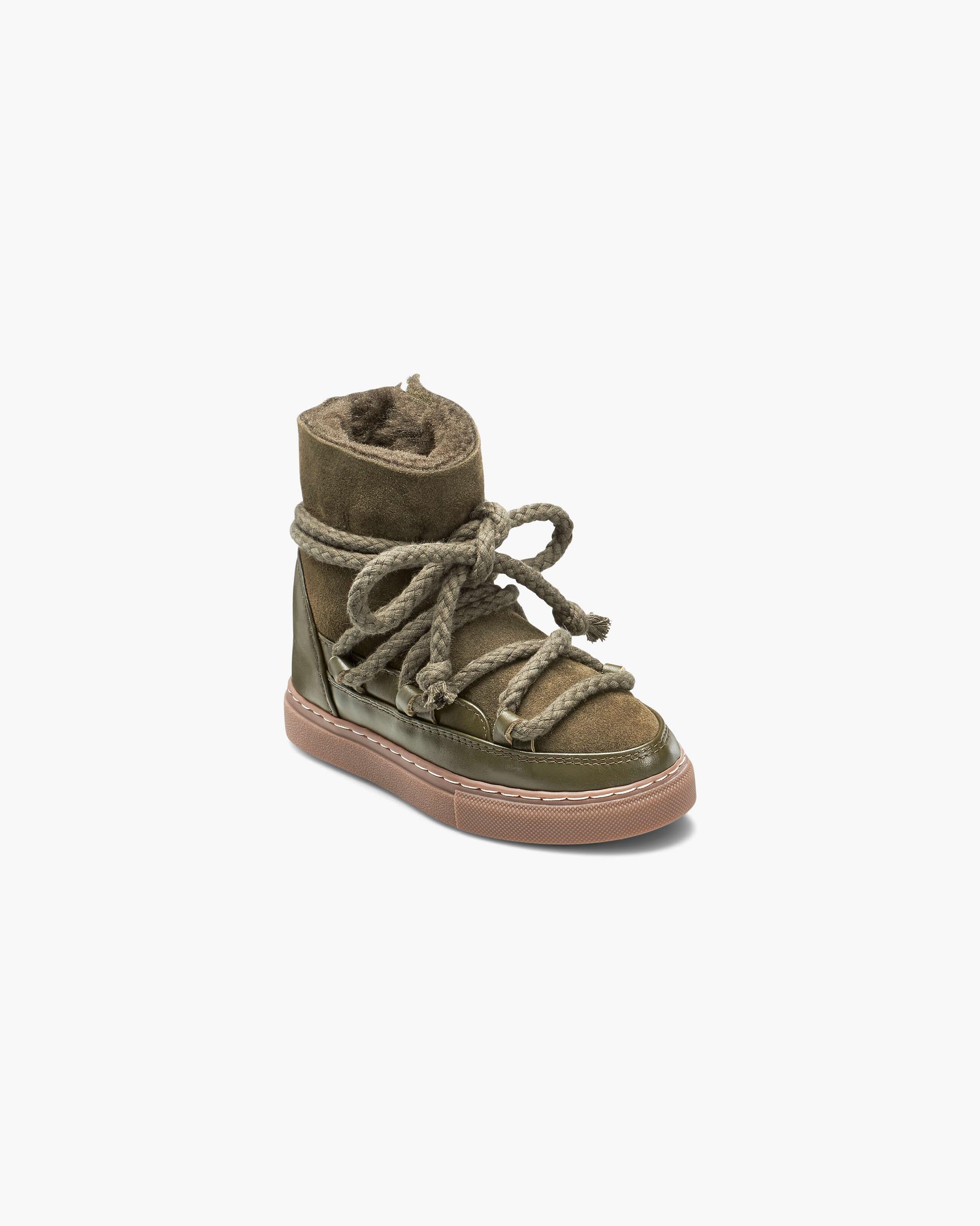 Dětské Sneaker Inuikii Classic Sneaker Olivy Zelené | 74198MIUG