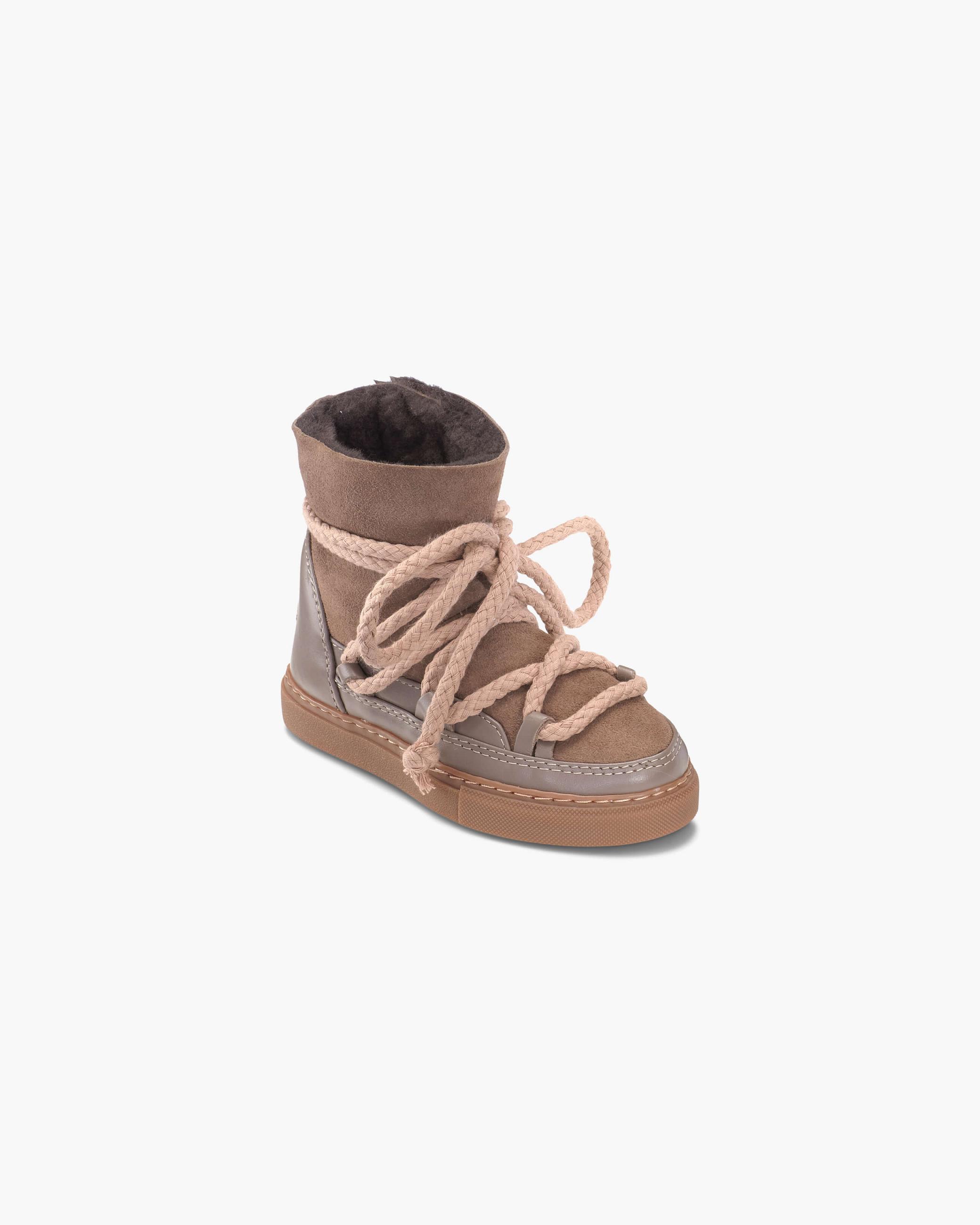 Dětské Sneaker Inuikii Classic Sneaker Taupe | 72453AOHG