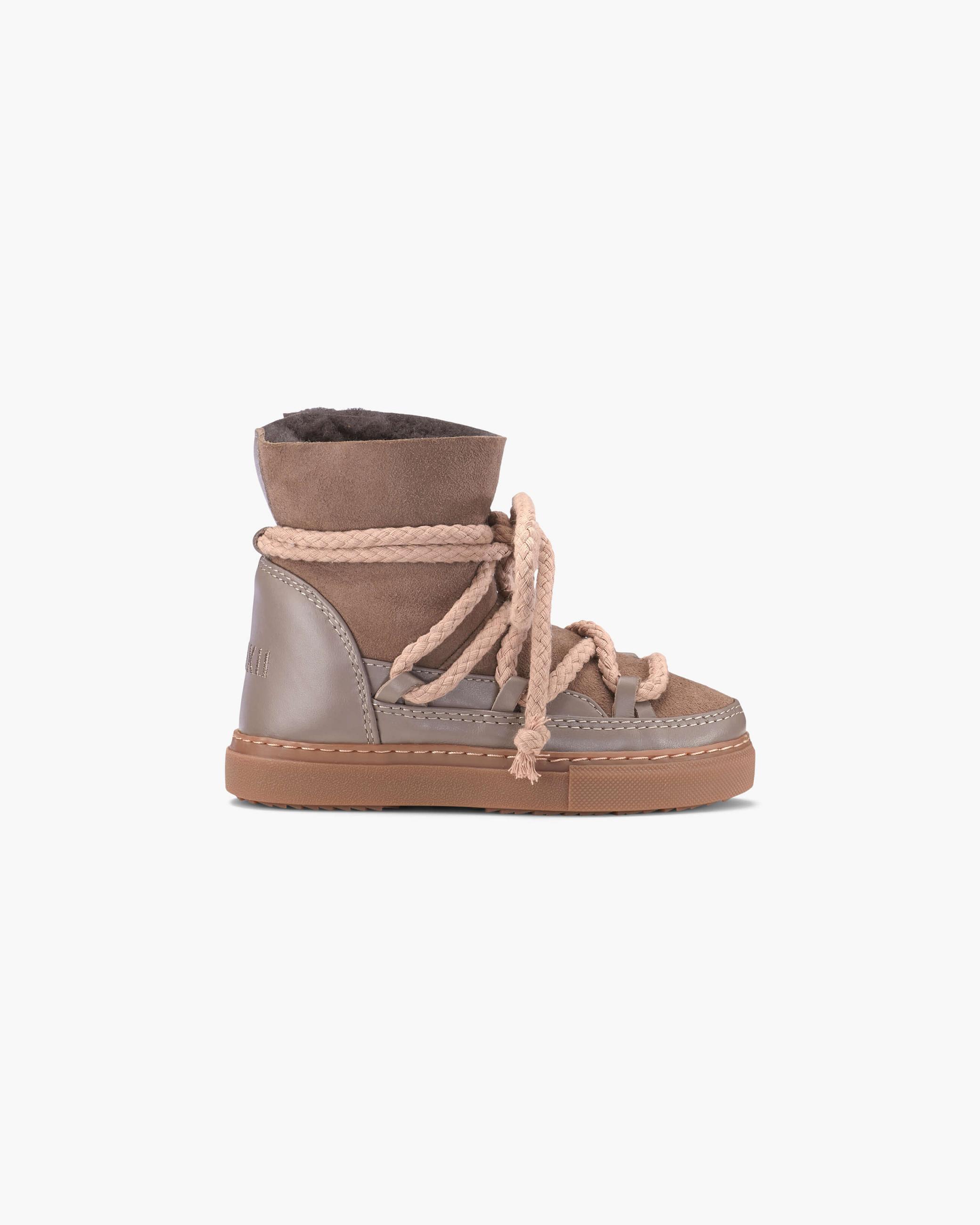 Dětské Sneaker Inuikii Classic Sneaker Taupe | 72453AOHG